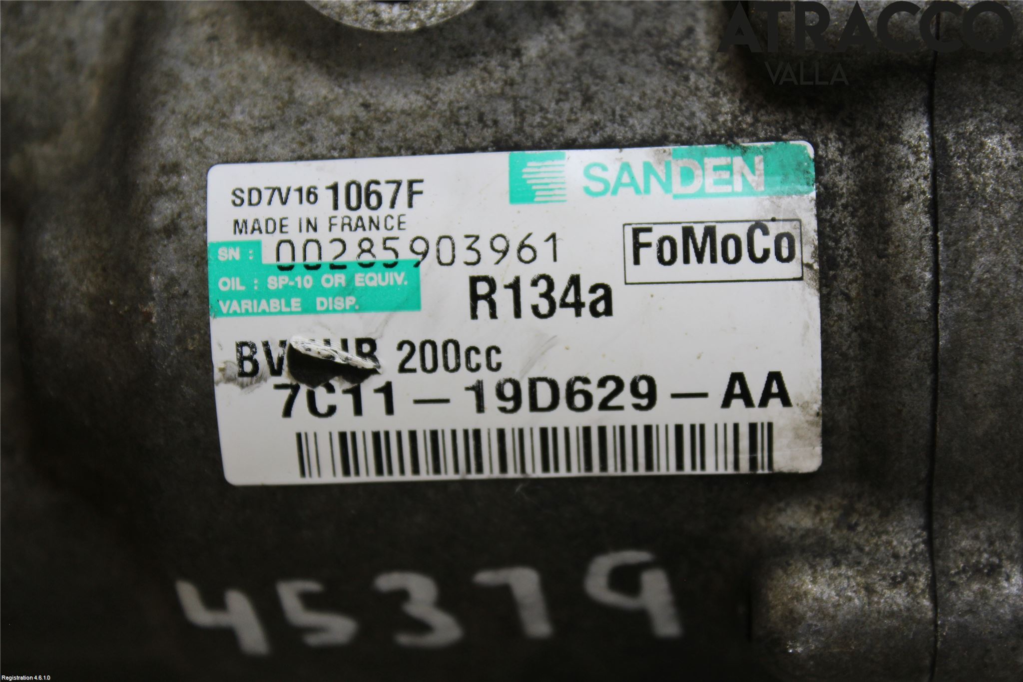 Ford TRANSIT    06-13 Varme Ac Kompressor