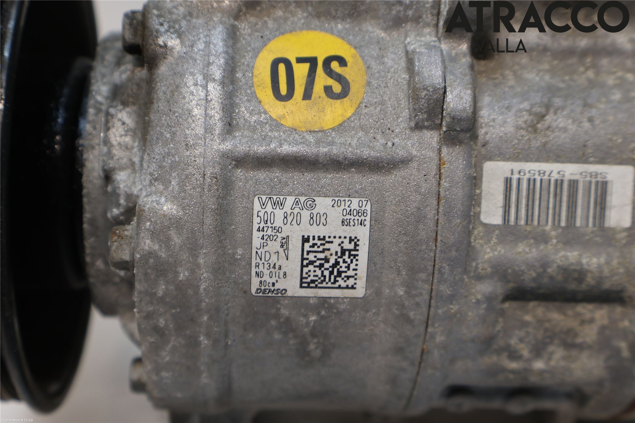 Volkswagen VW GOLF / E-GOLF VII 13-20 Varme Ac Kompressor