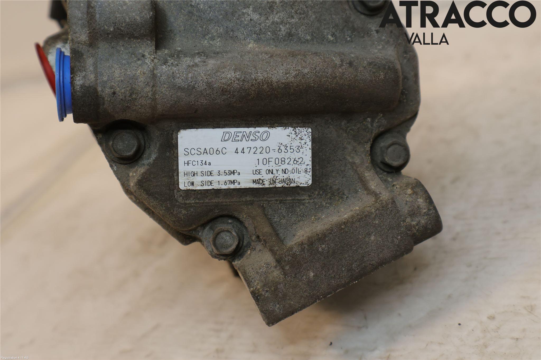 Toyota COROLLA 02-07 Varme Ac Kompressor