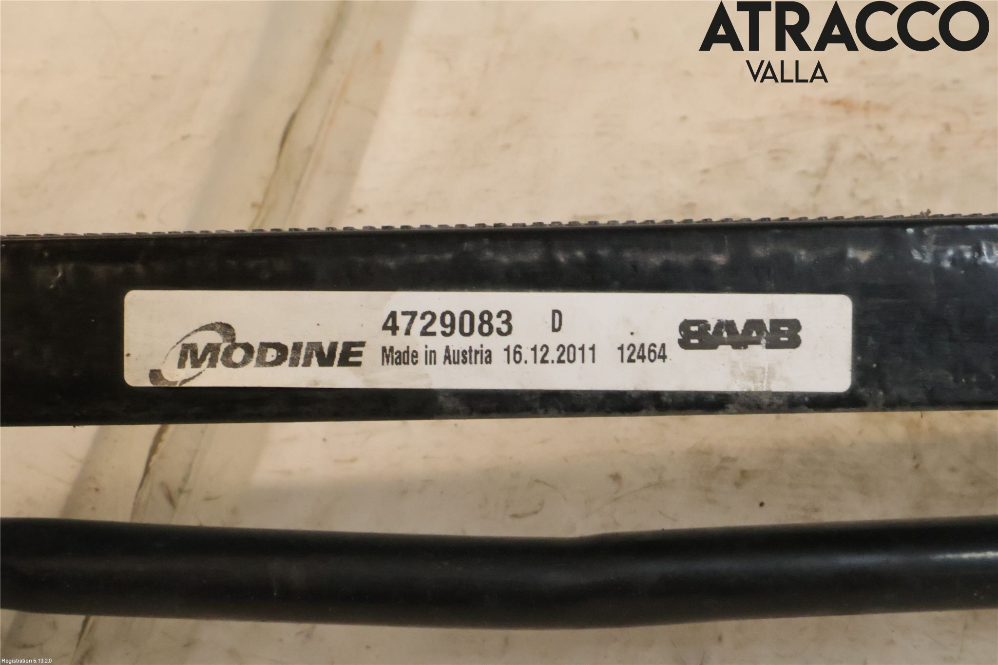 Saab 9-3 VER 1 98-03 Radiator Oljekjøler Motor