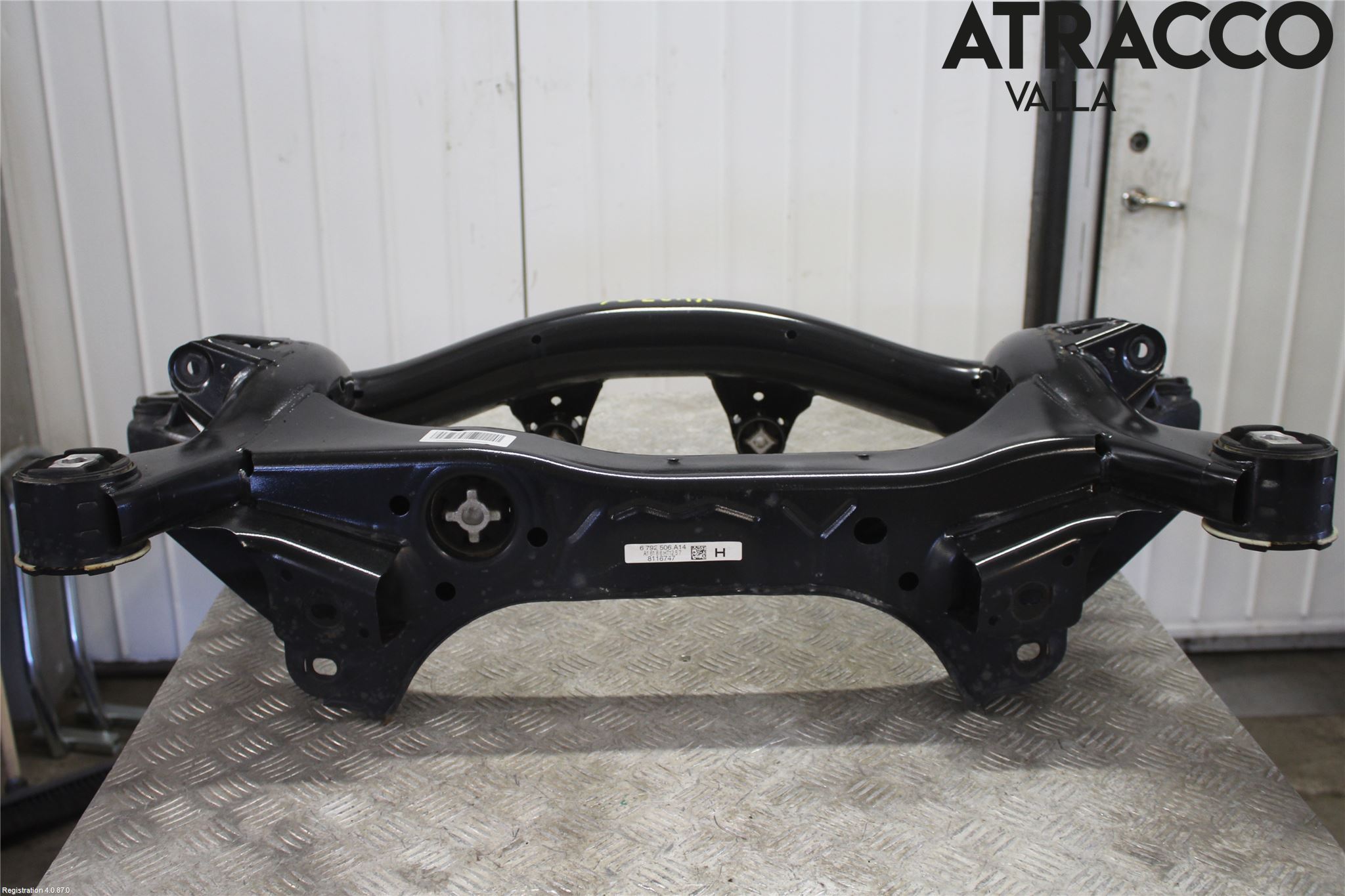 BMW 4 F36 Gran Coupé 14-20 Bakaksel Feste Travers-Ramme