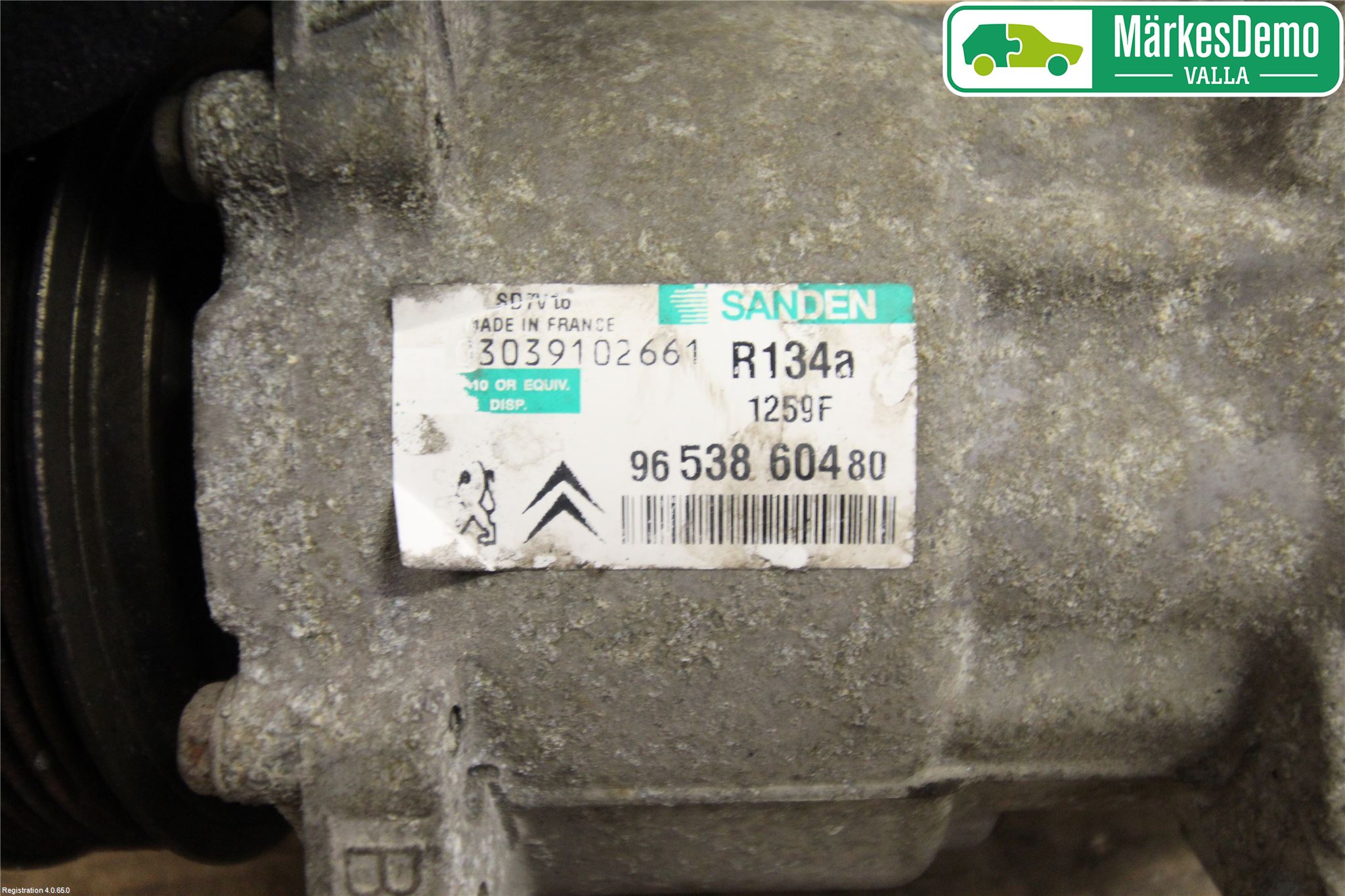 Citroen JUMPY -07 Varme Ac Kompressor
