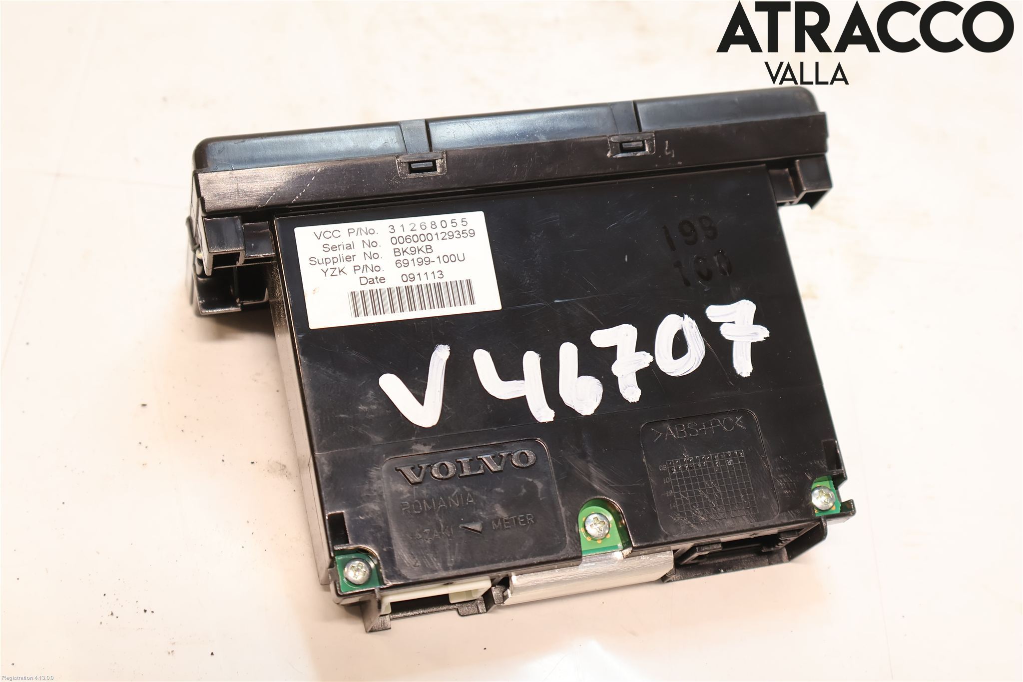 Volvo V50 08-12 Instr Varselys - Display