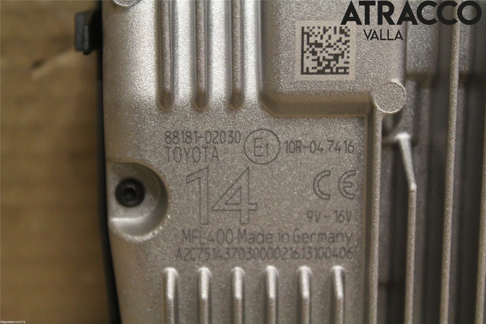Toyota AURIS 13-19 Sensor Kollisjonsbeskyttelse