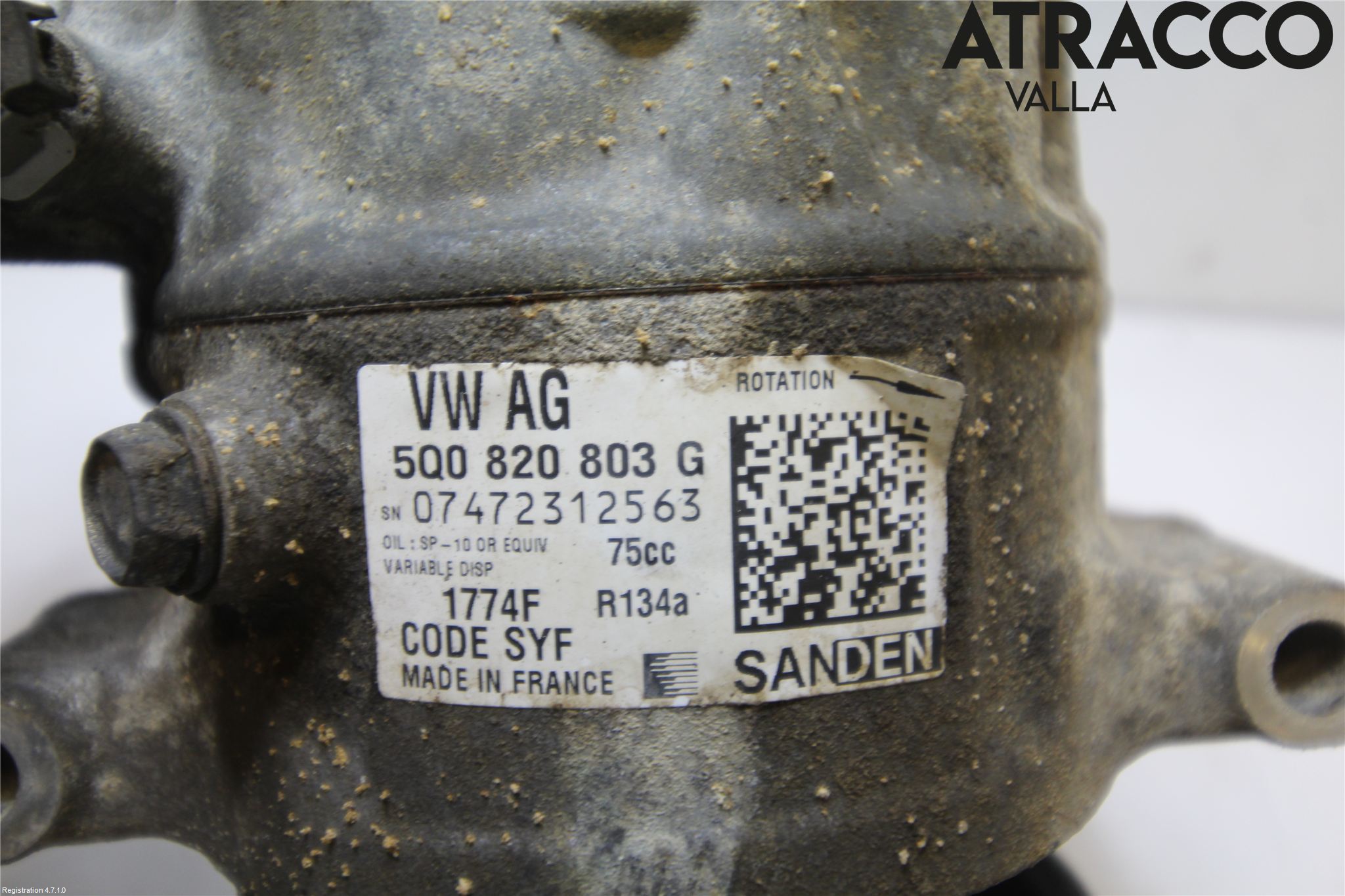 Volkswagen VW CADDY 16-20 Varme Ac Kompressor