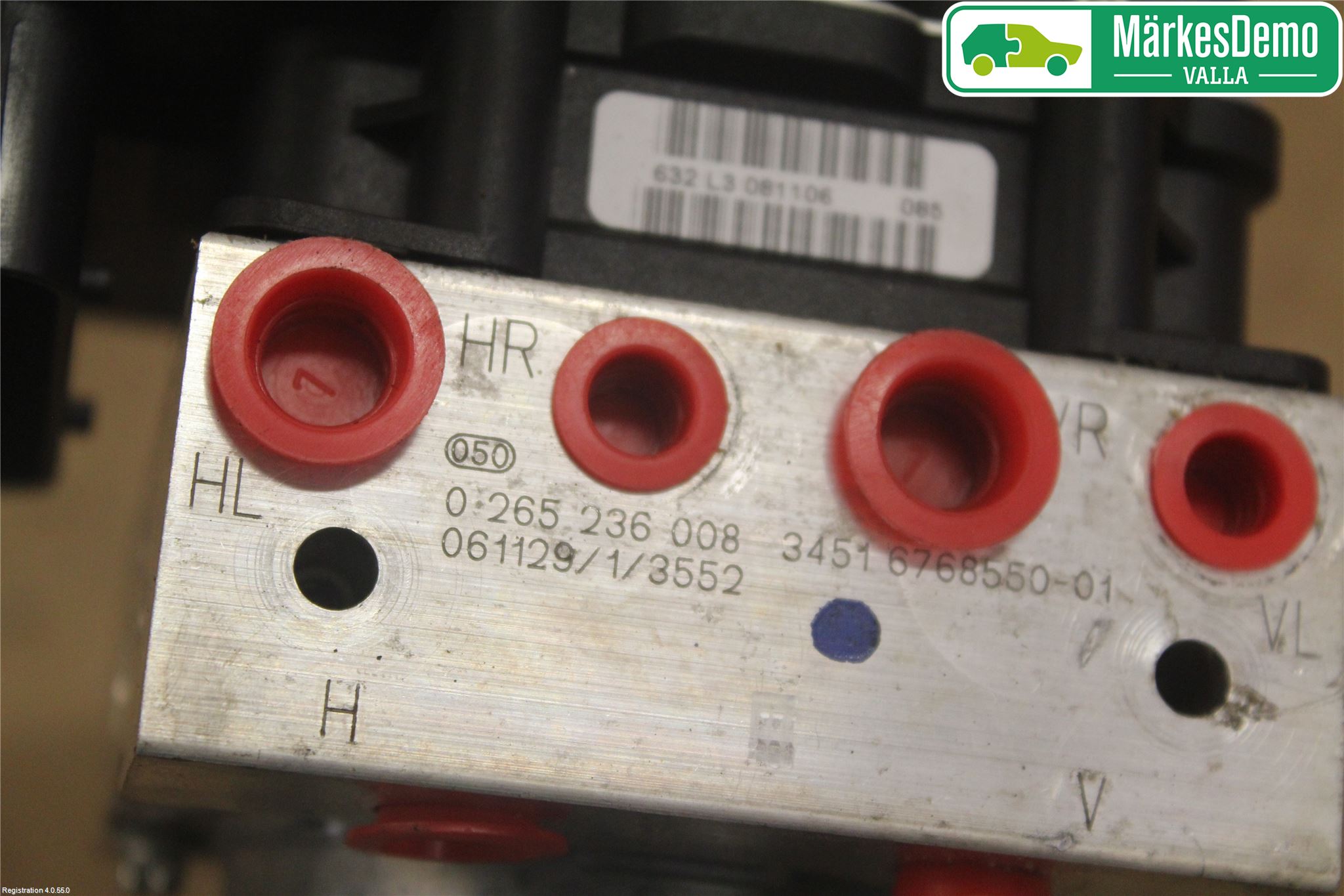 BMW 3 E90/91 SED/TOU 05-12 Abs Hydraulikkaggregat