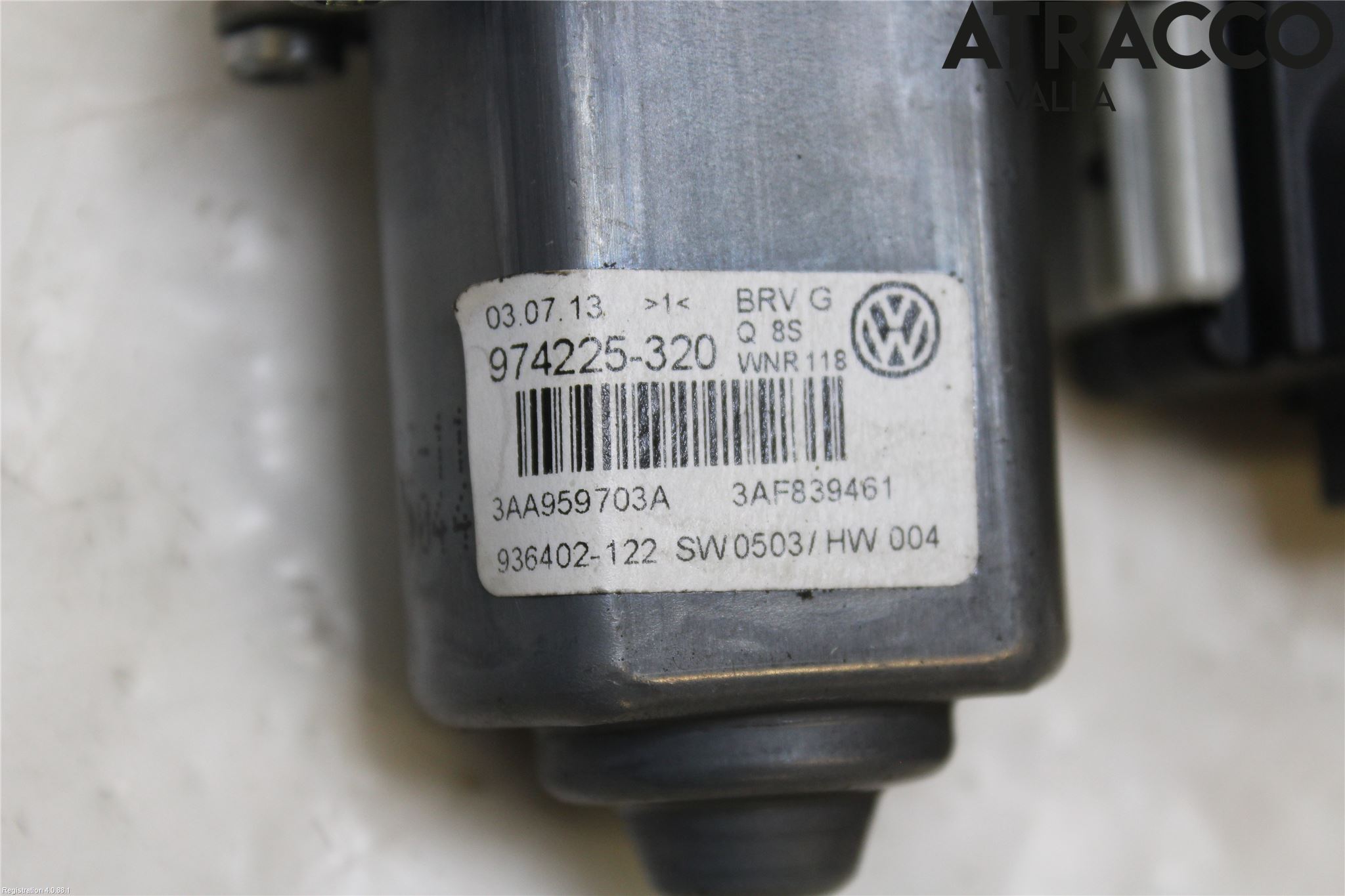 Volkswagen VW PASSAT 11-14 Vindusheismotor
