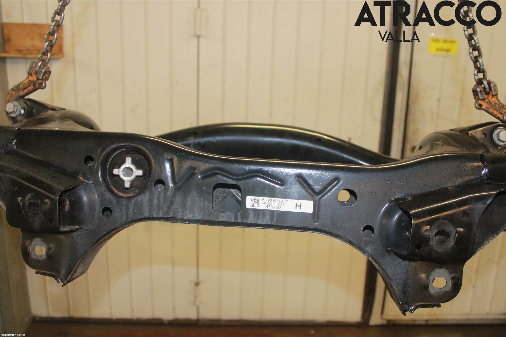 BMW 3 F30/F31/F80 12-19 Bakaksel Feste Travers-Ramme