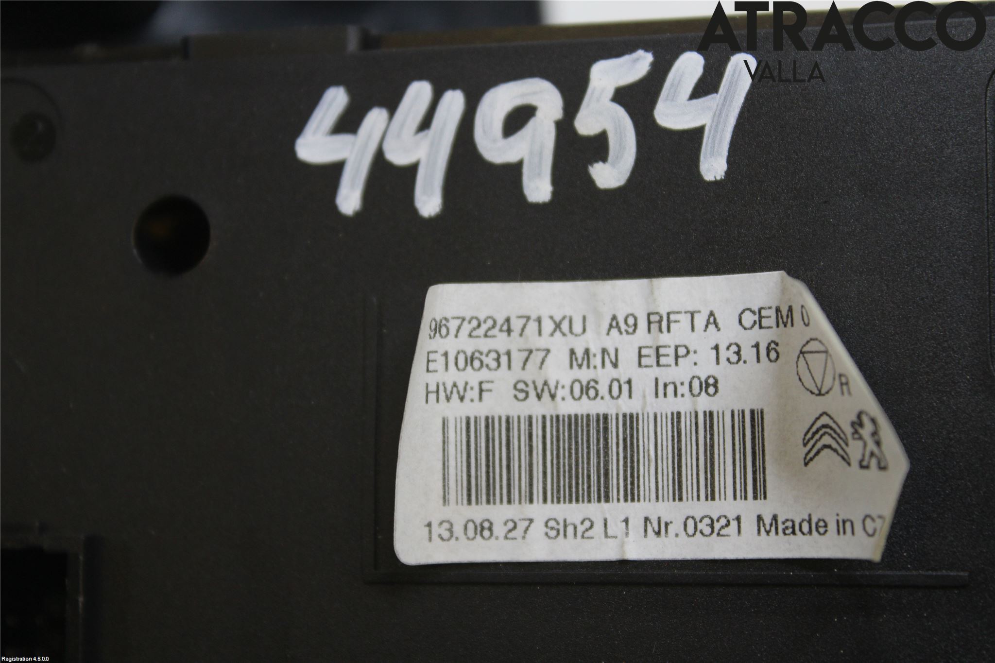 Peugeot 2008 13-20 Varme Ac Betjening-Display