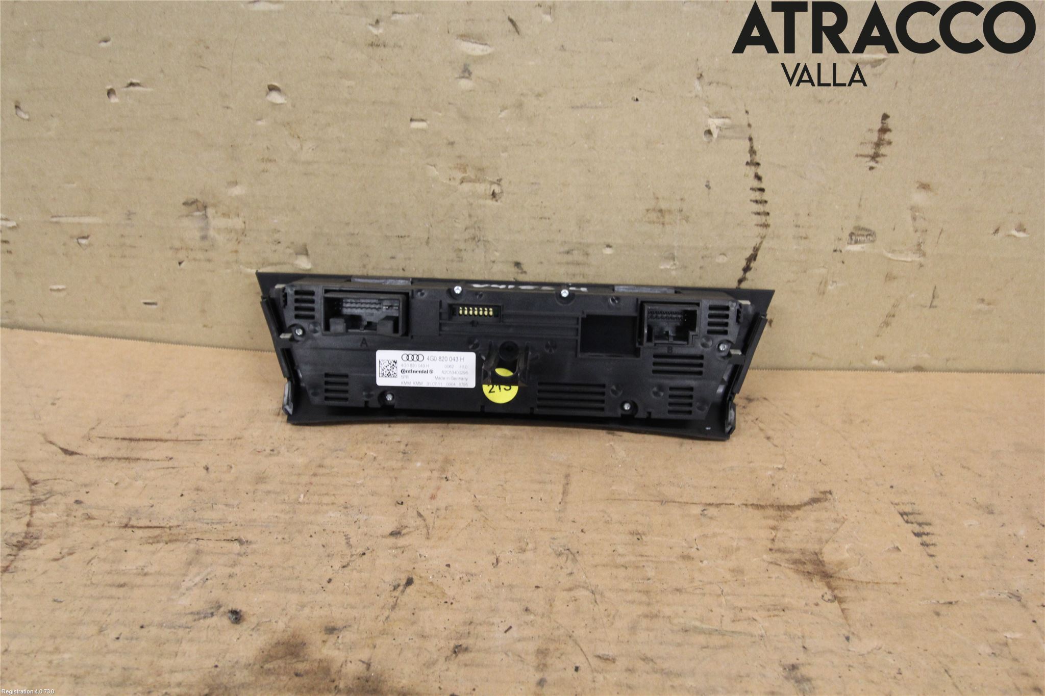 Audi A6/S6 4G 11-18 Varme Ac Betjening-Display