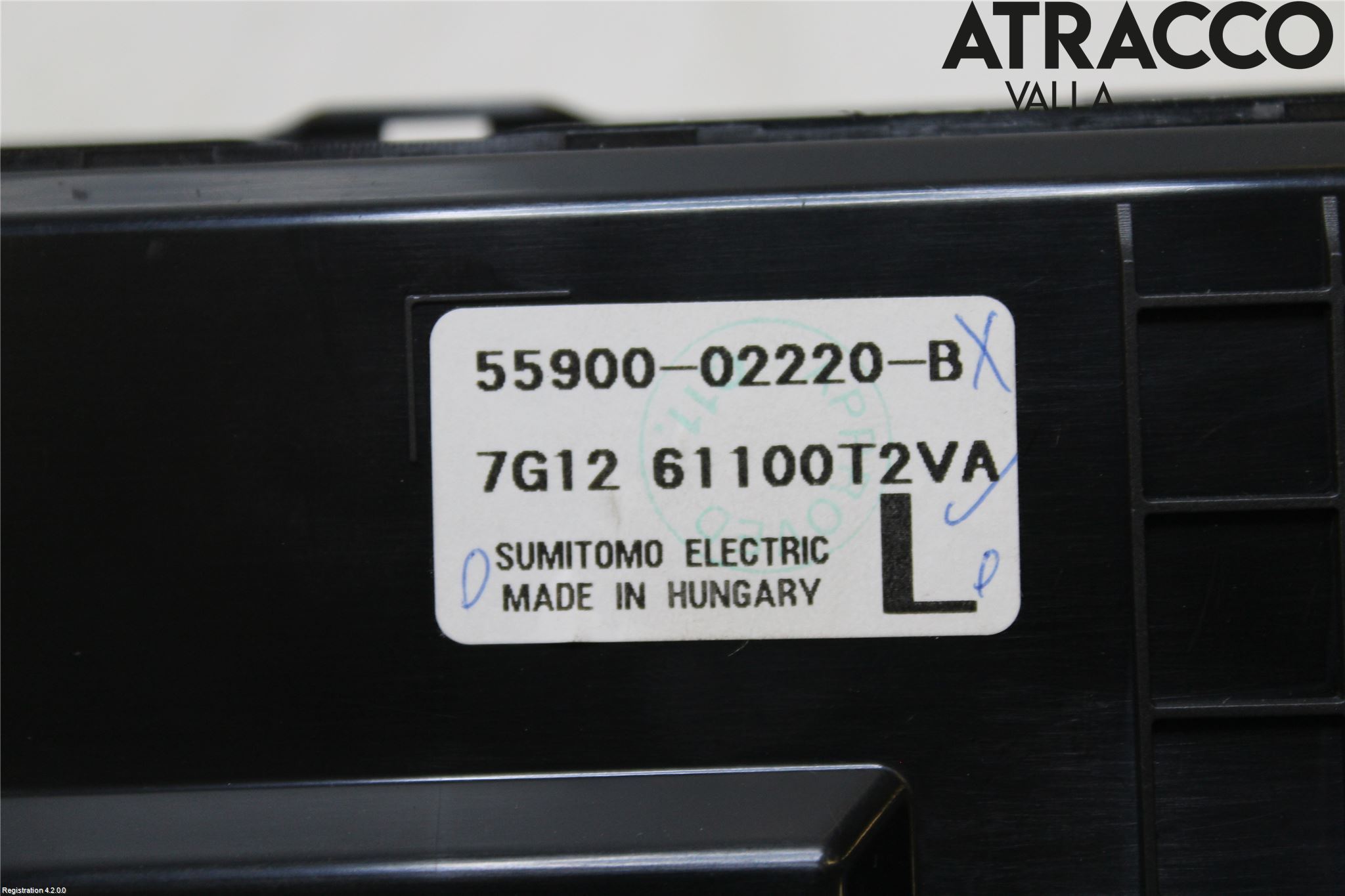 Toyota AURIS 07-09 Varme Ac Betjening-Display