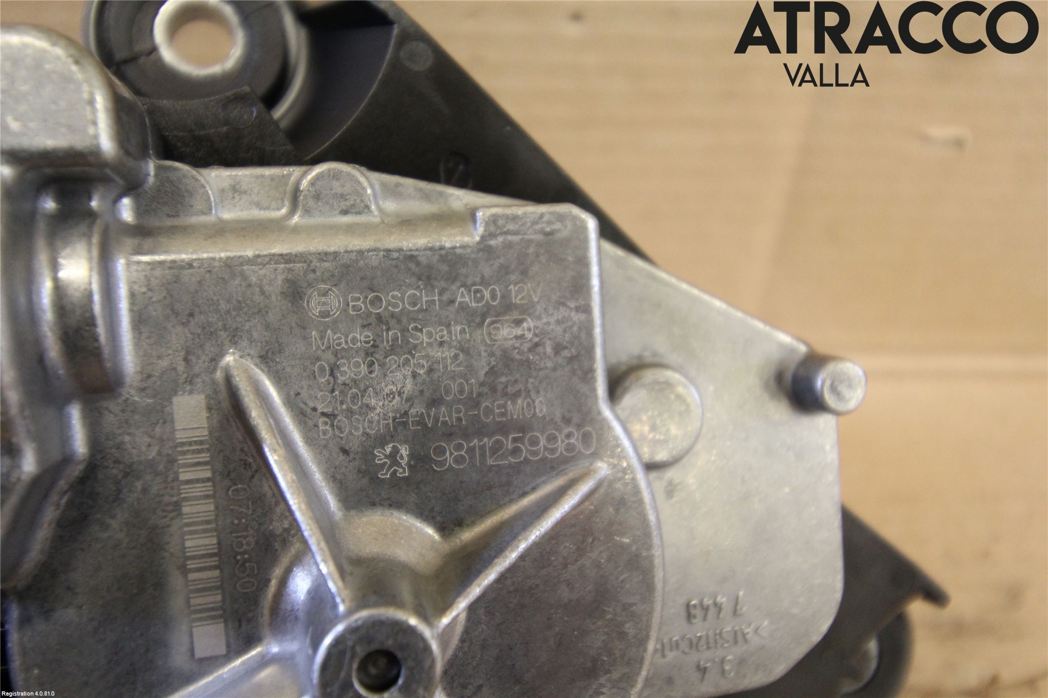 Citroen COTROEN C3 17-24 Viskermotor Bakluke