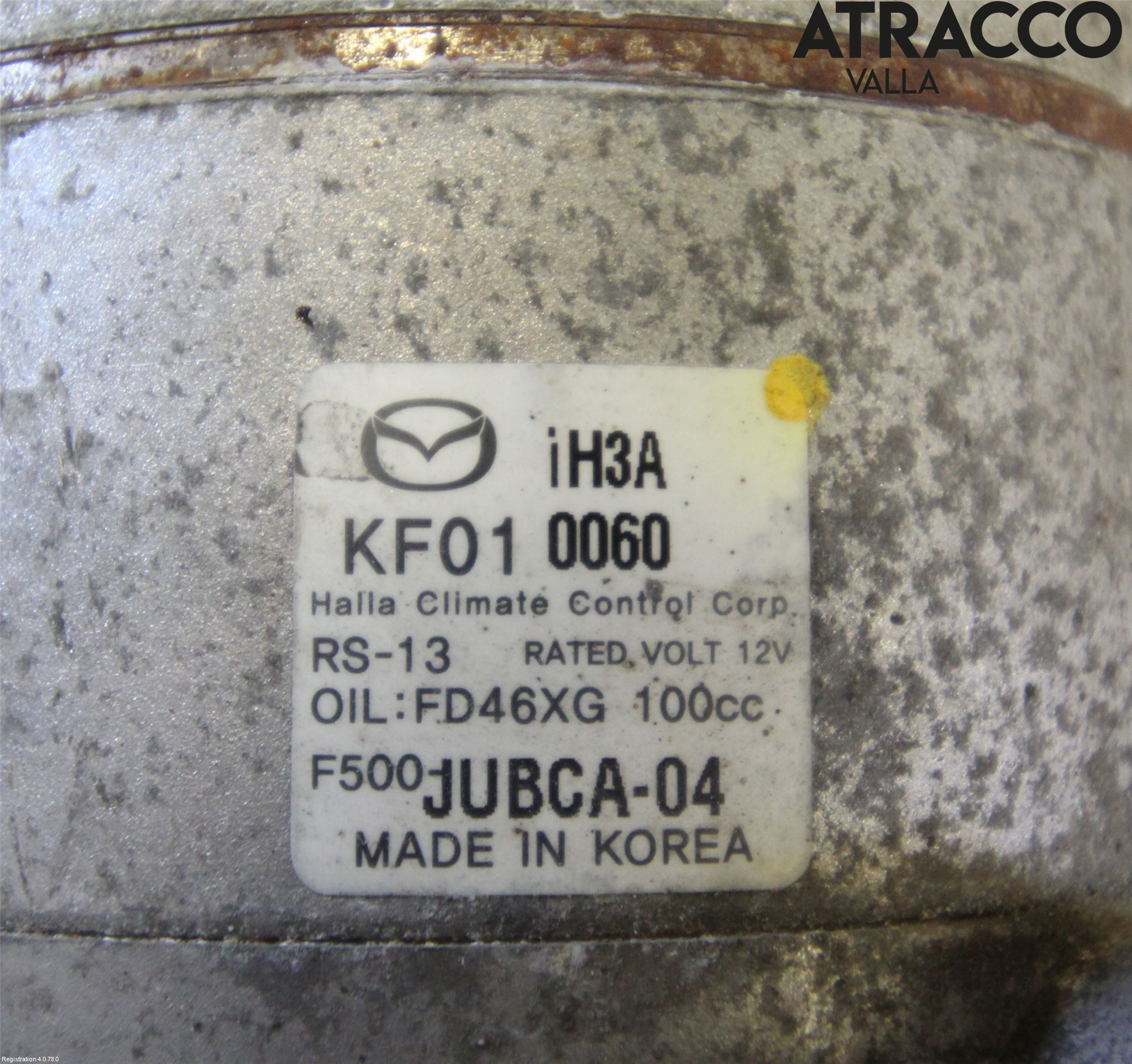 Mazda 3 III 14-19 Varme Ac Kompressor