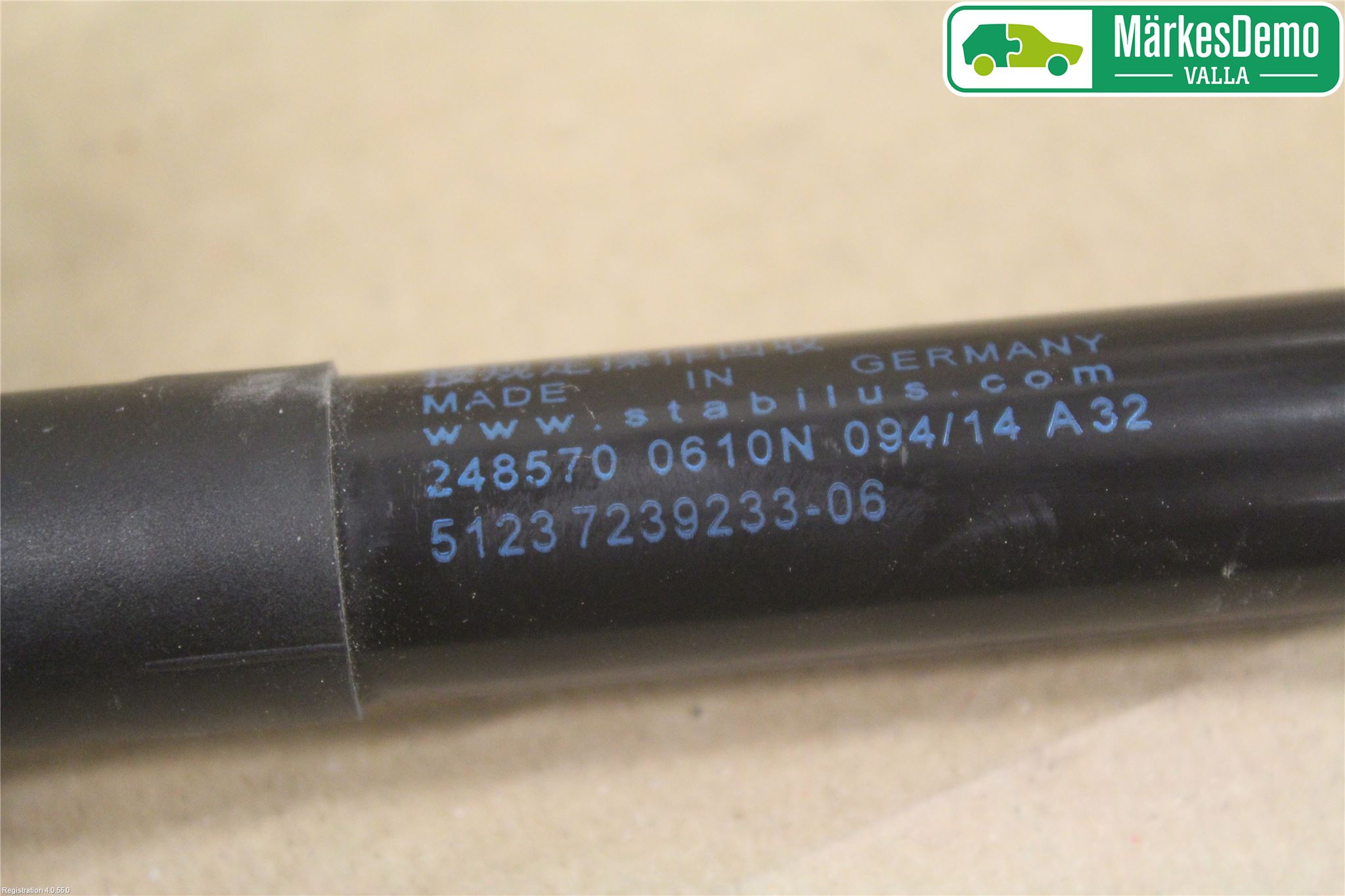 BMW 3 GT F34 13-19 Panser Demper-Gassfjær