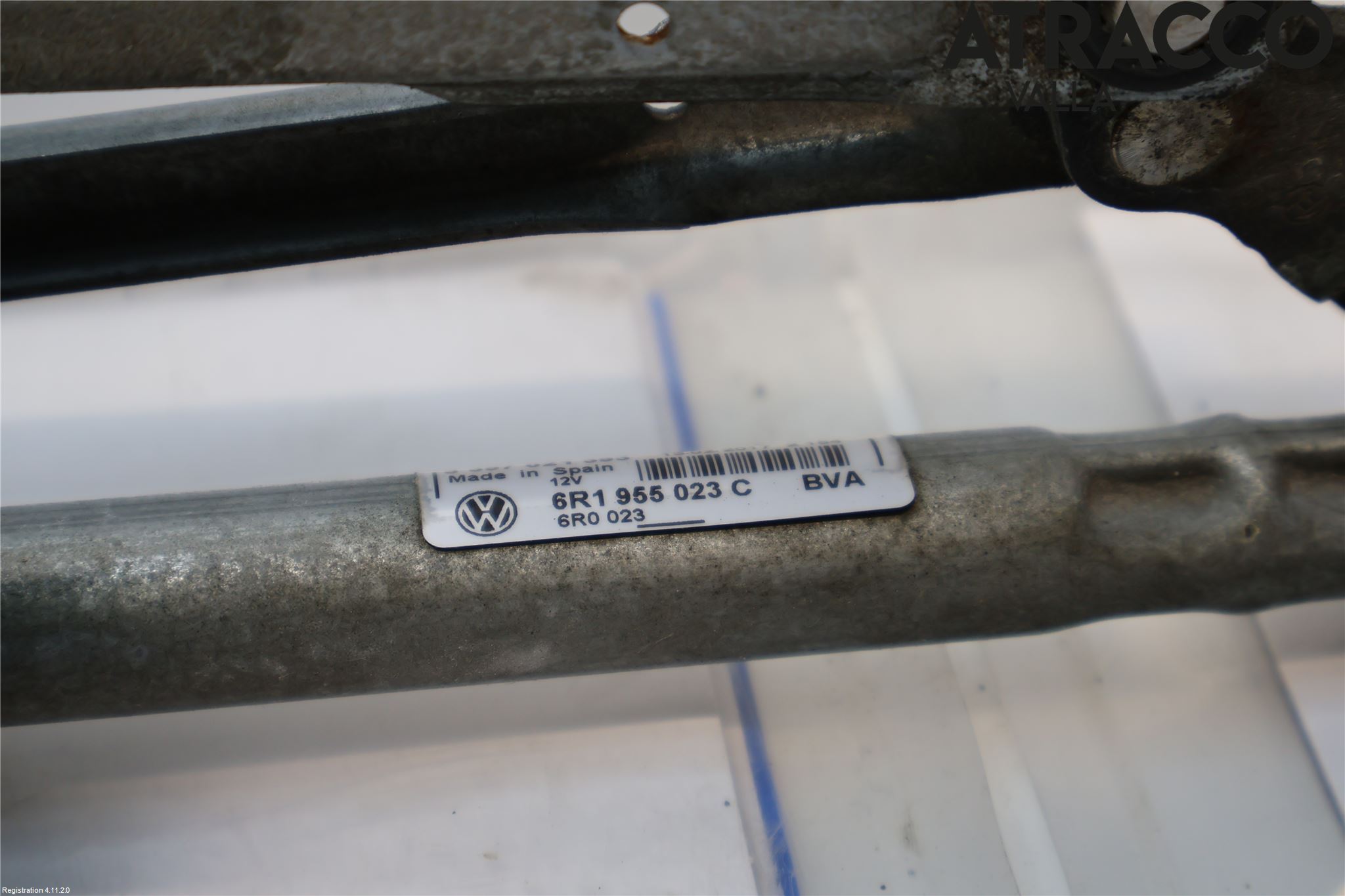 Volkswagen VW POLO 10-17 Viskeroverføring Frontrute