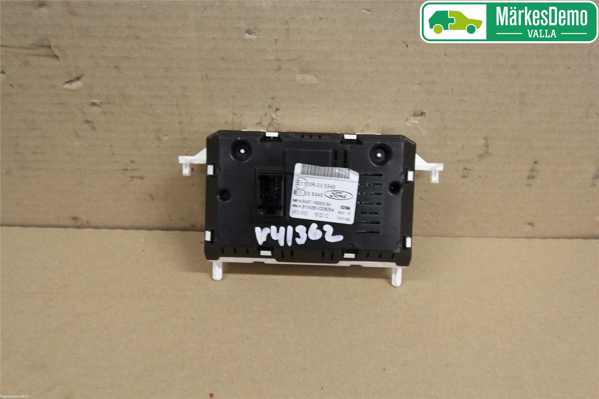 Ford FIESTA 09-12 Instr Varselys - Display