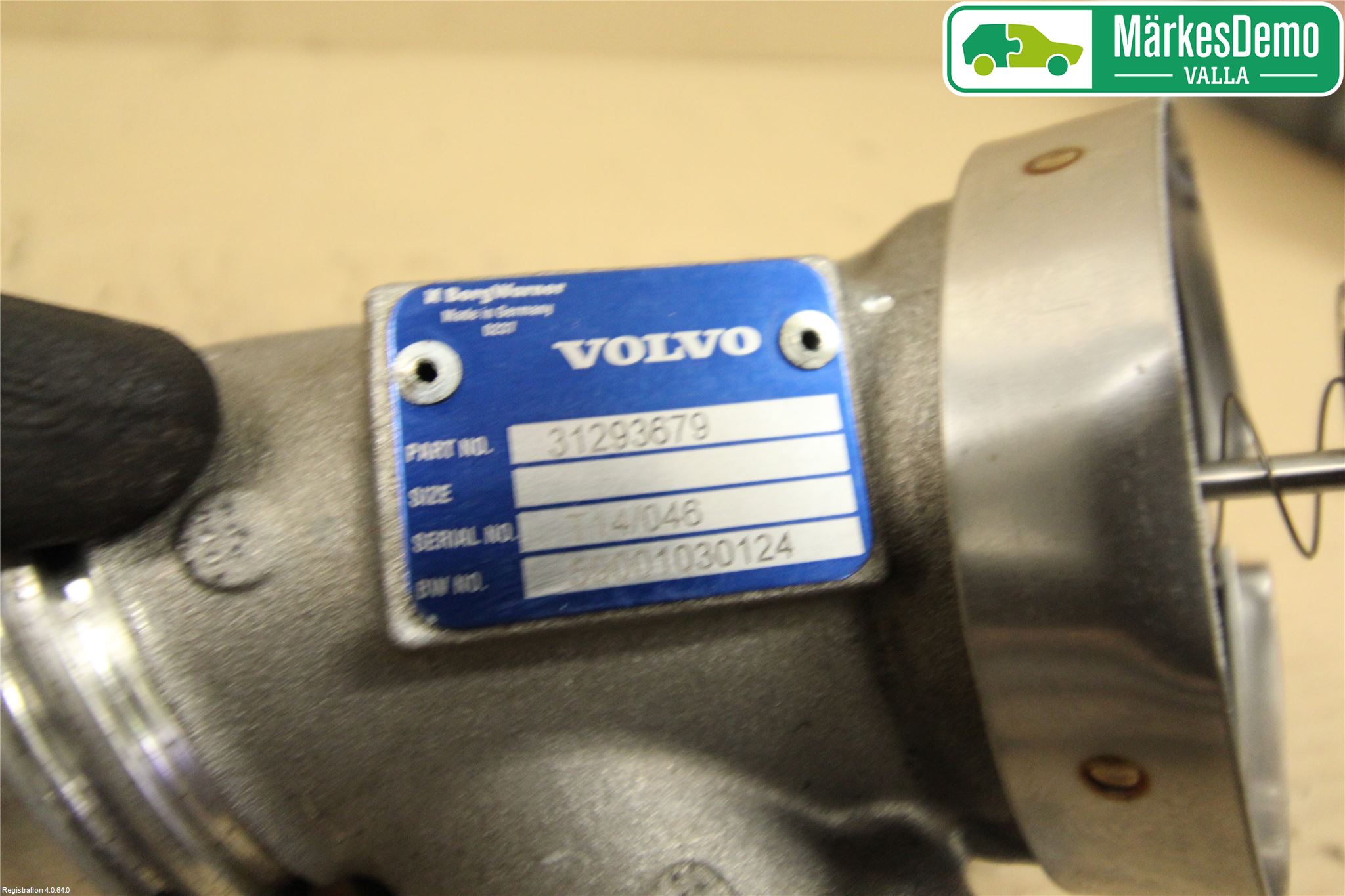 Volvo XC70 14-16 Intercooler Rør-Slange