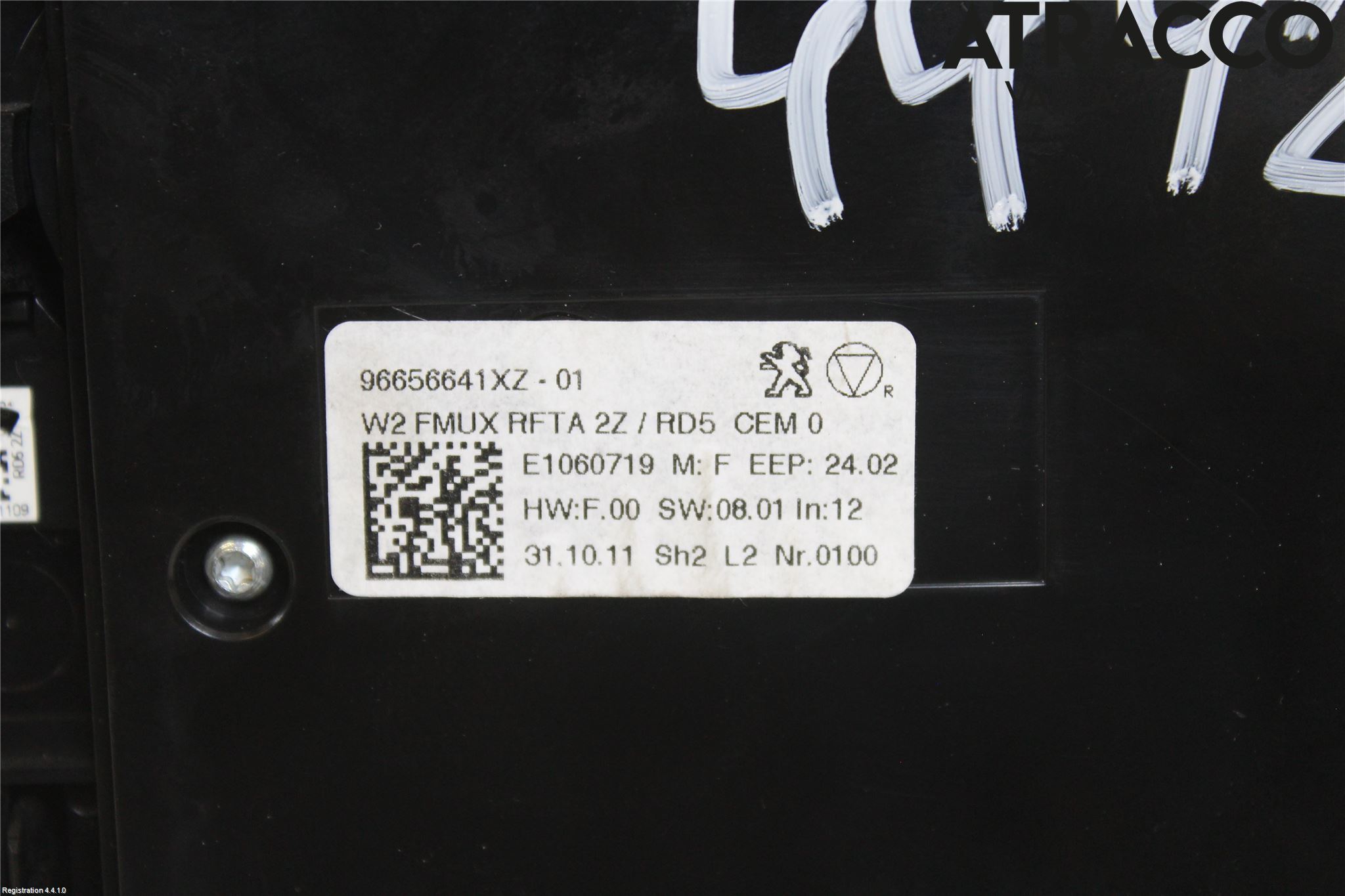 Peugeot 508 11-18 Varme Ac Betjening-Display