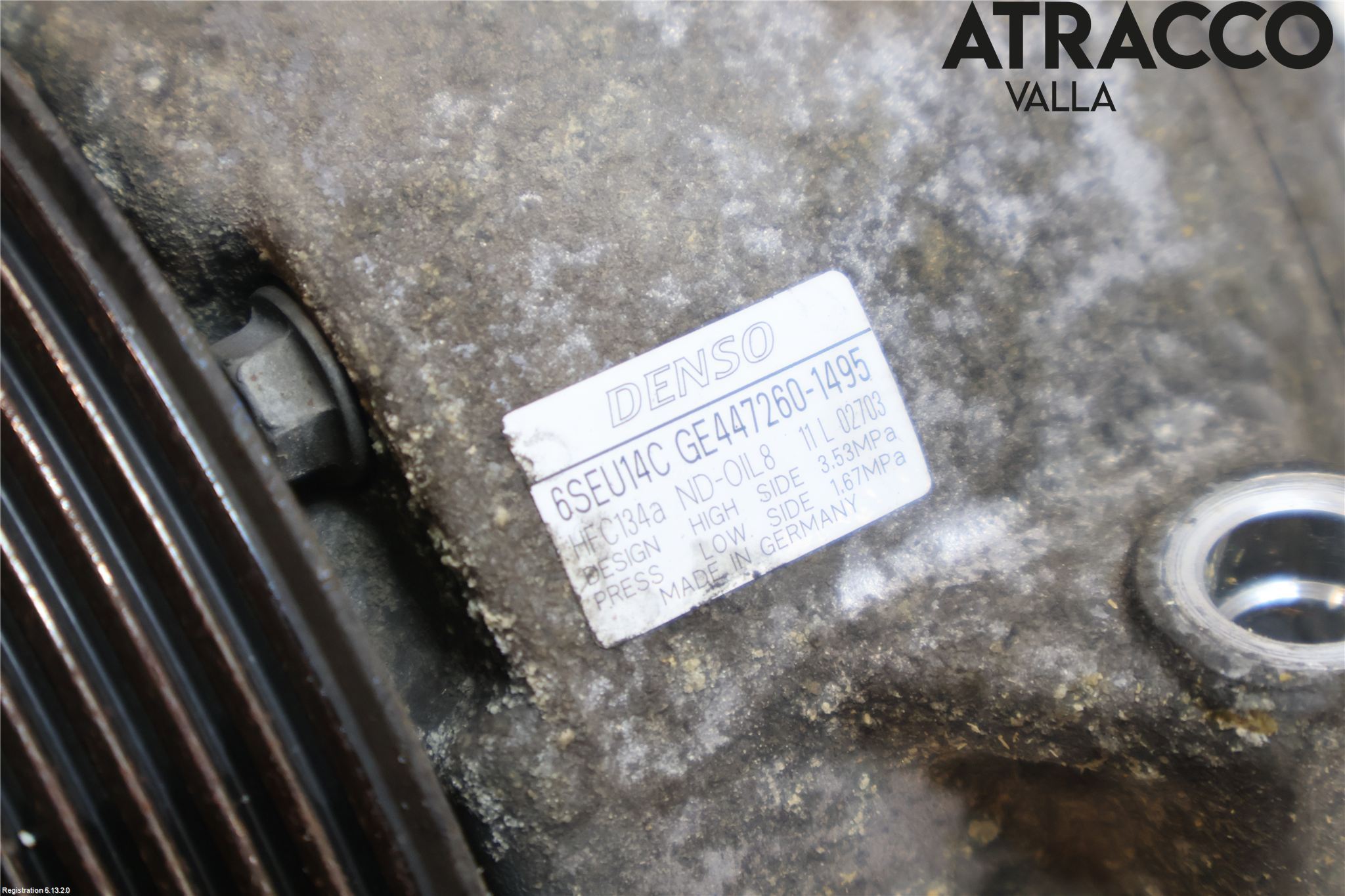 Toyota VERSO 09-18 Varme Ac Kompressor