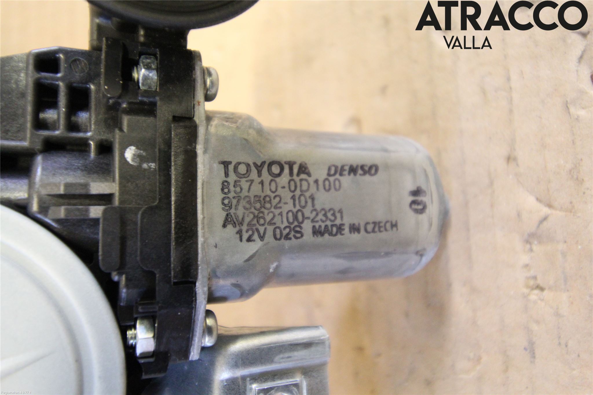 Toyota AURIS 13-19 Vindusheis El Komp