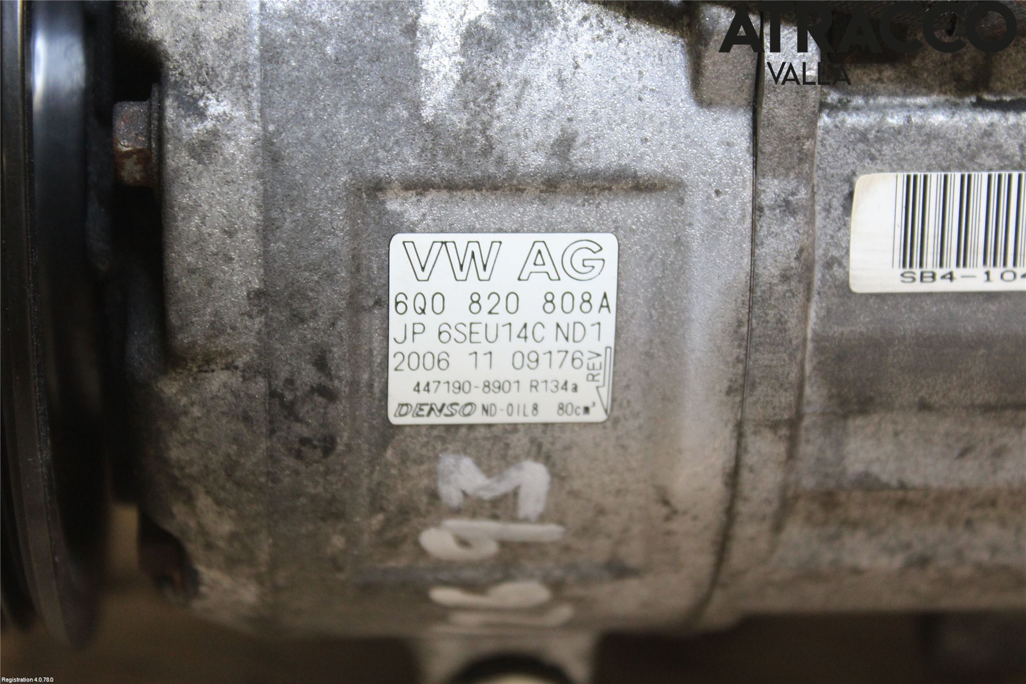 Skoda FABIA 99-07 Varme Ac Kompressor