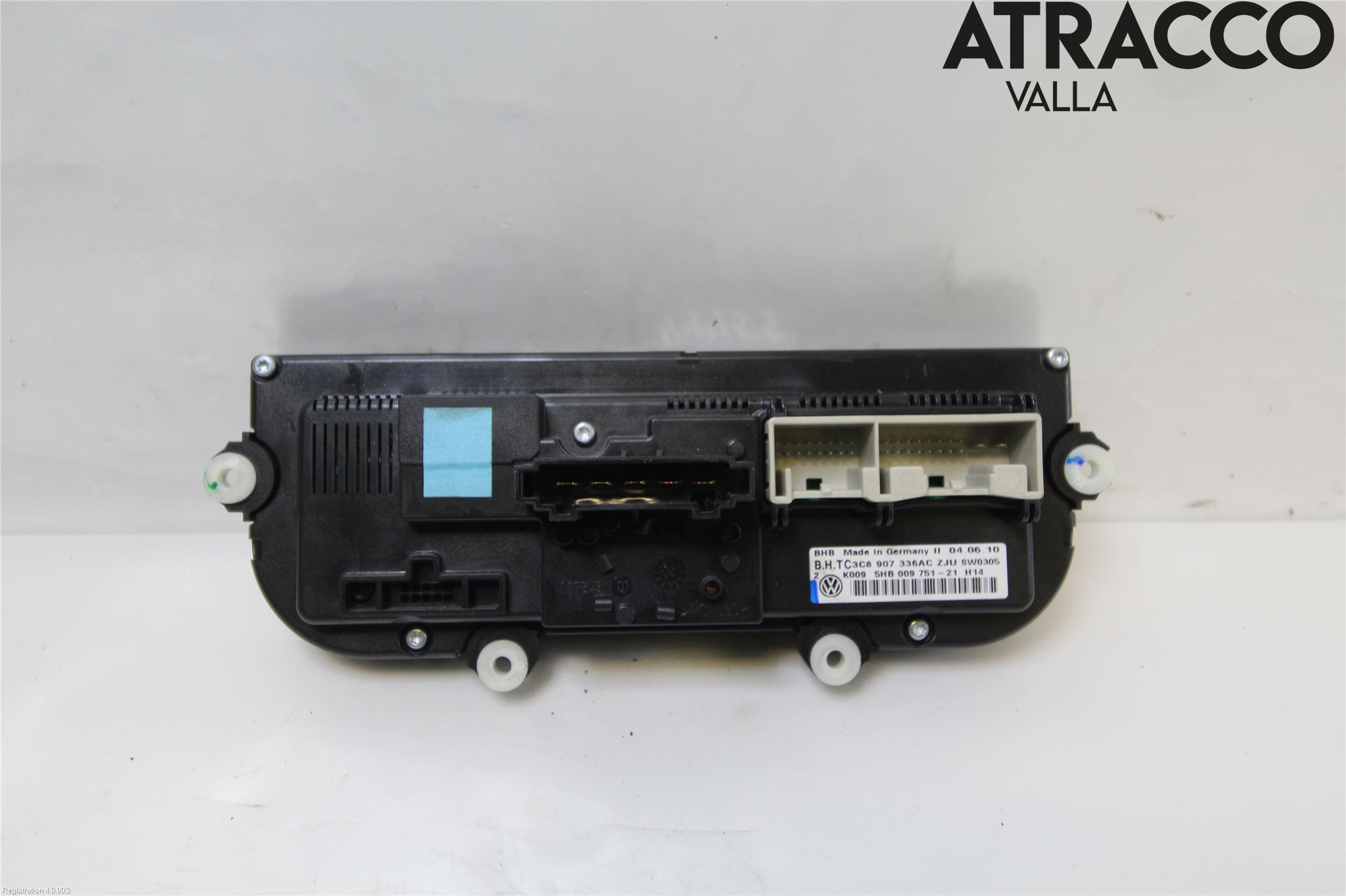 Volkswagen VW GOLF VI 09-13 Varme Ac Betjening-Display
