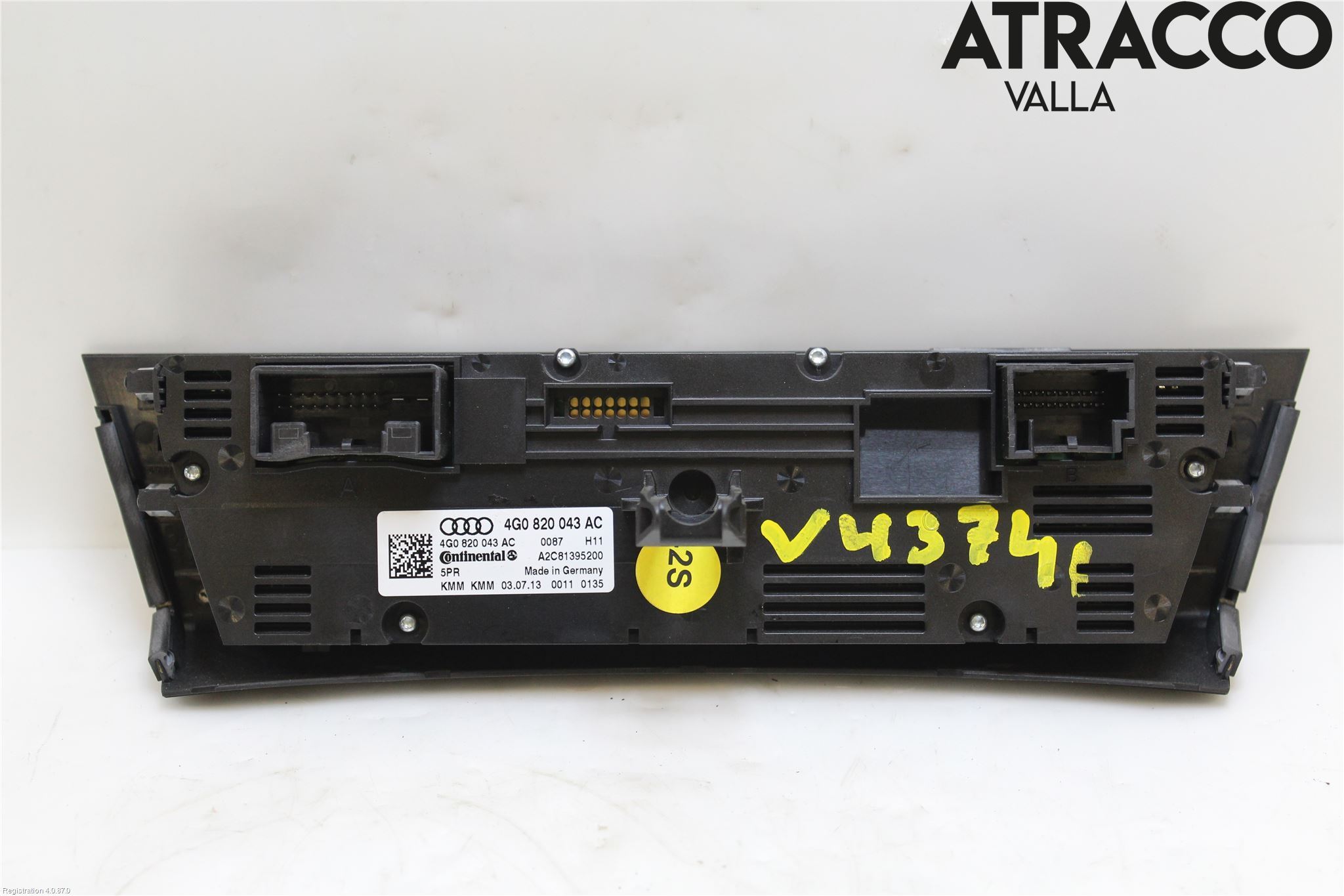 Audi A6/S6 4G 11-18 Varme Ac Betjening-Display