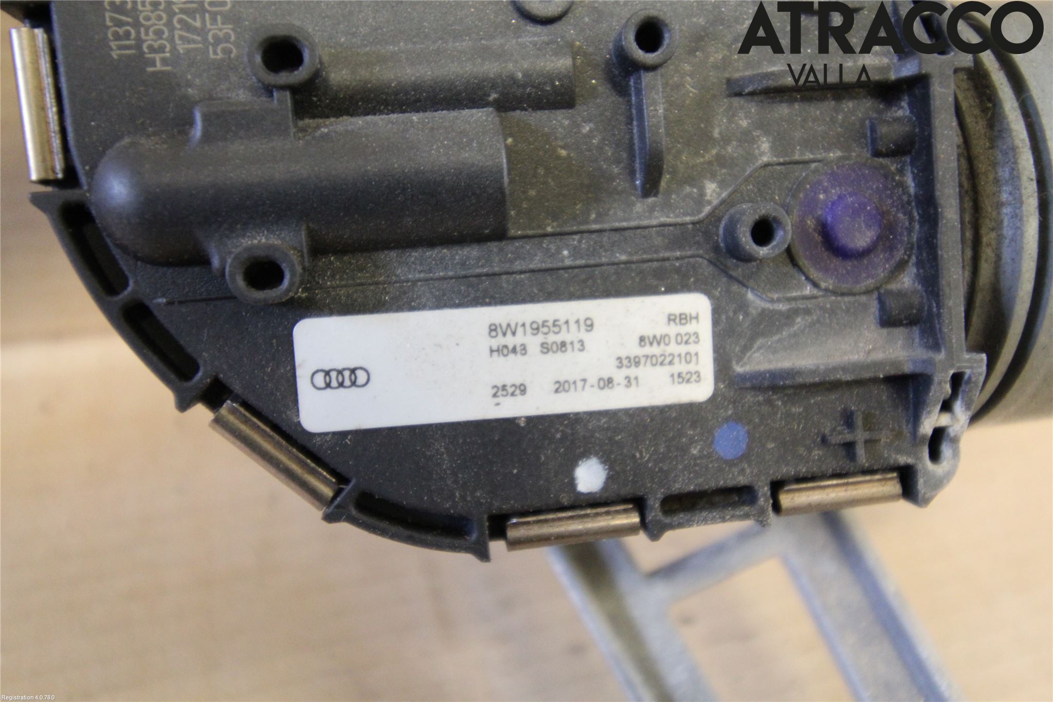 Audi A4/S4 B9 16-19 Viskeroverføring Frontrute