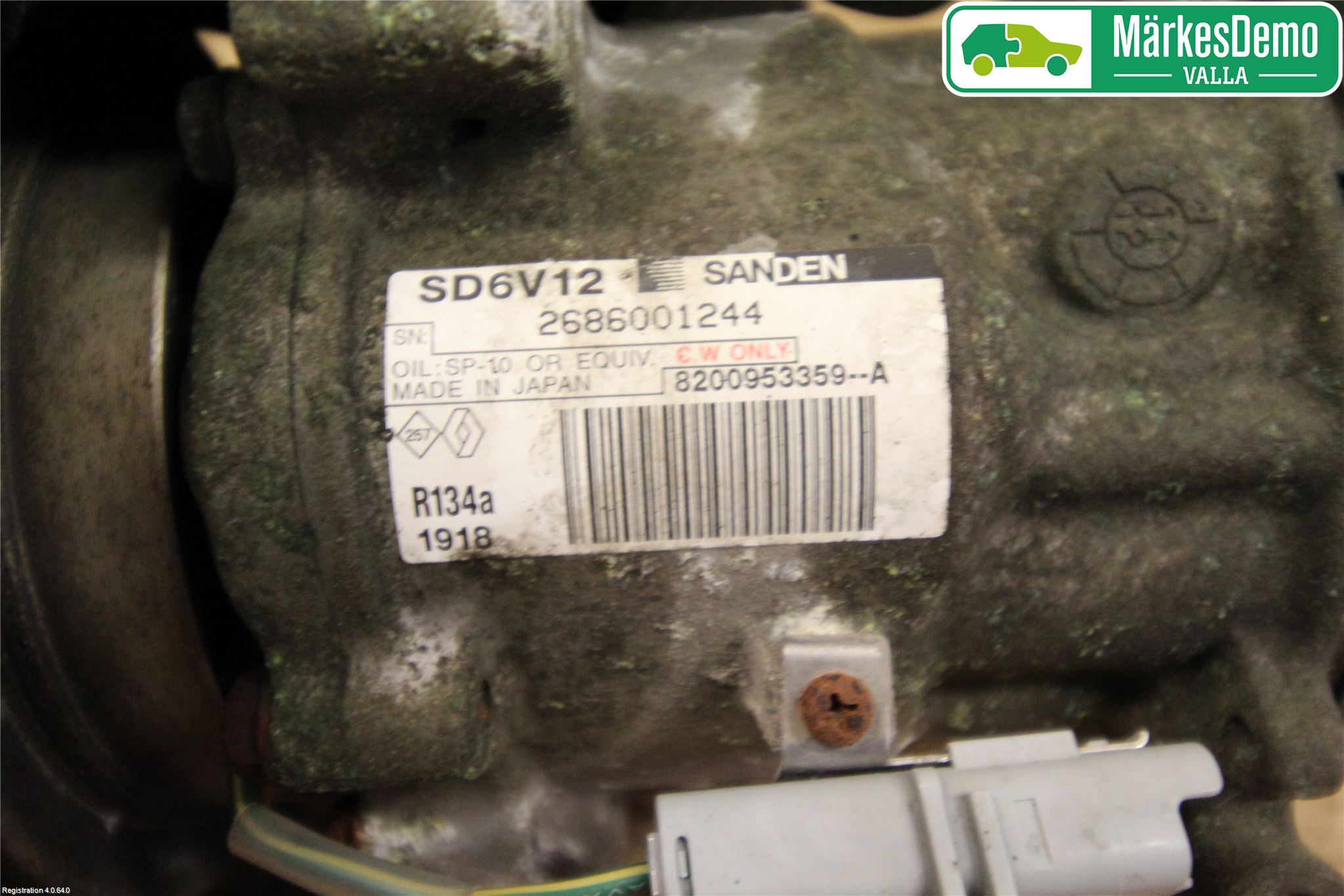 Renault CLIO III  09-12 Varme Ac Kompressor