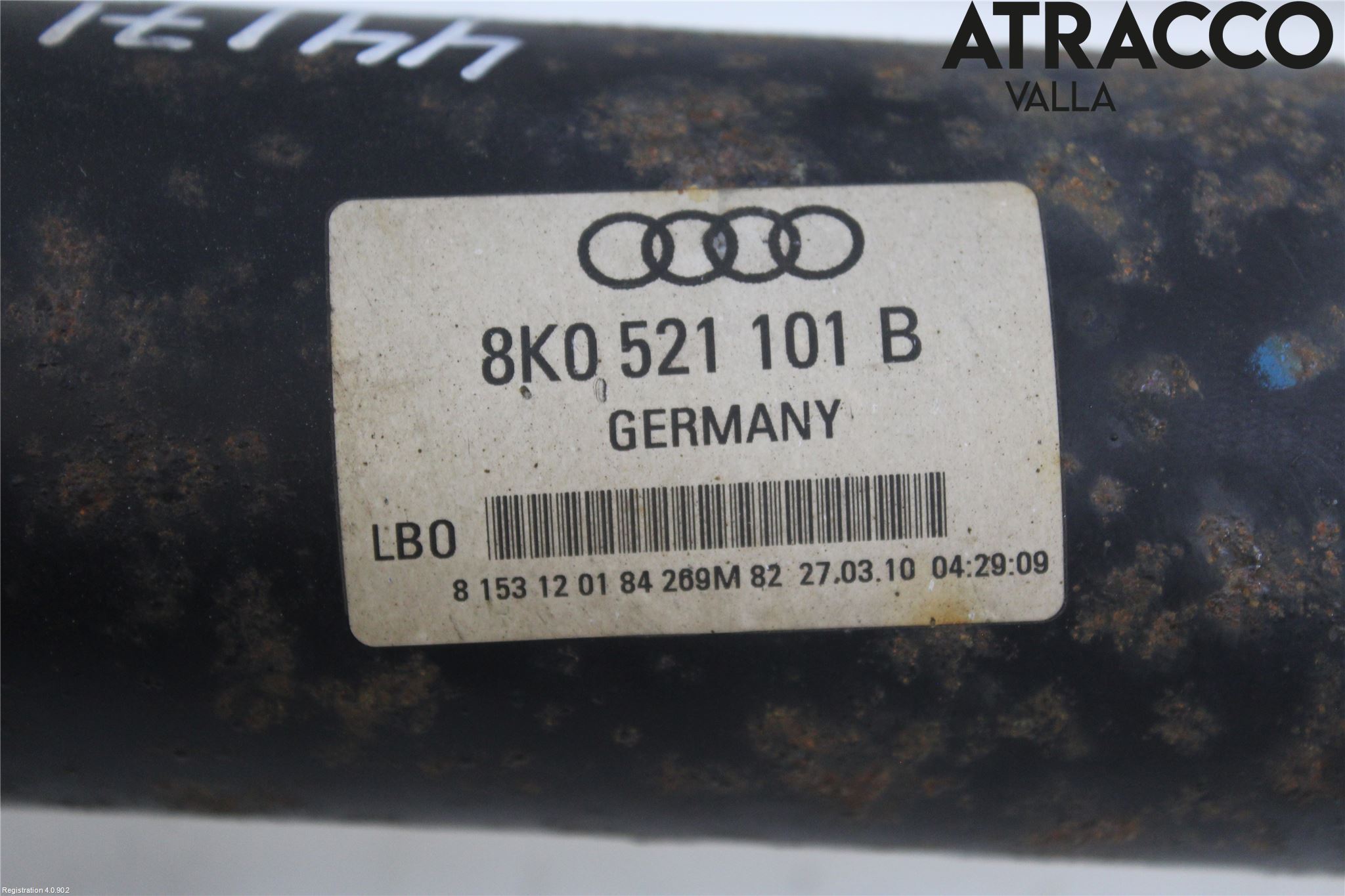Audi A4/S4 08-11 Mellomaksel Kompl