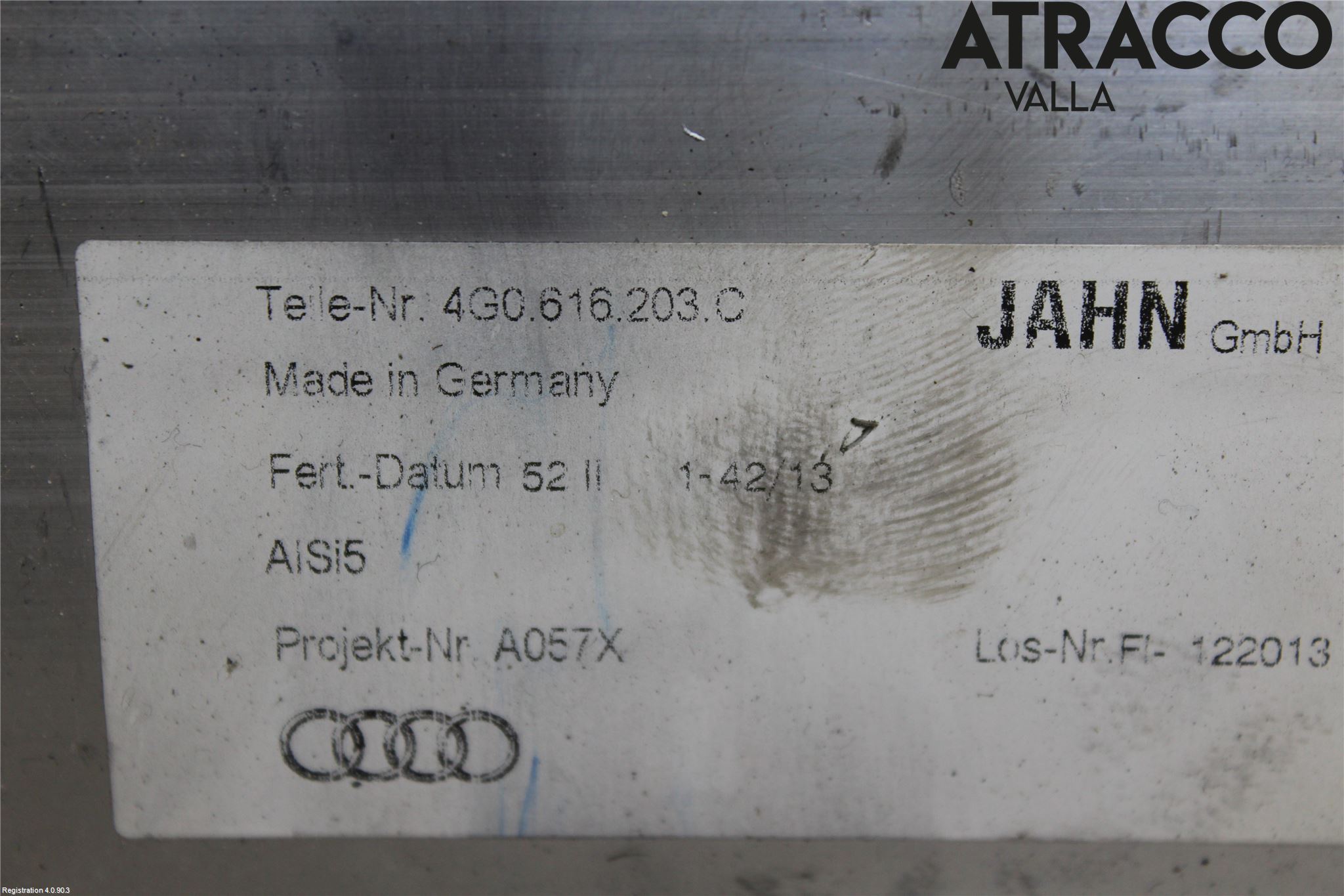 Audi A6 ALLROAD 12-18 Nivå/Lufrfrändring Trycktank