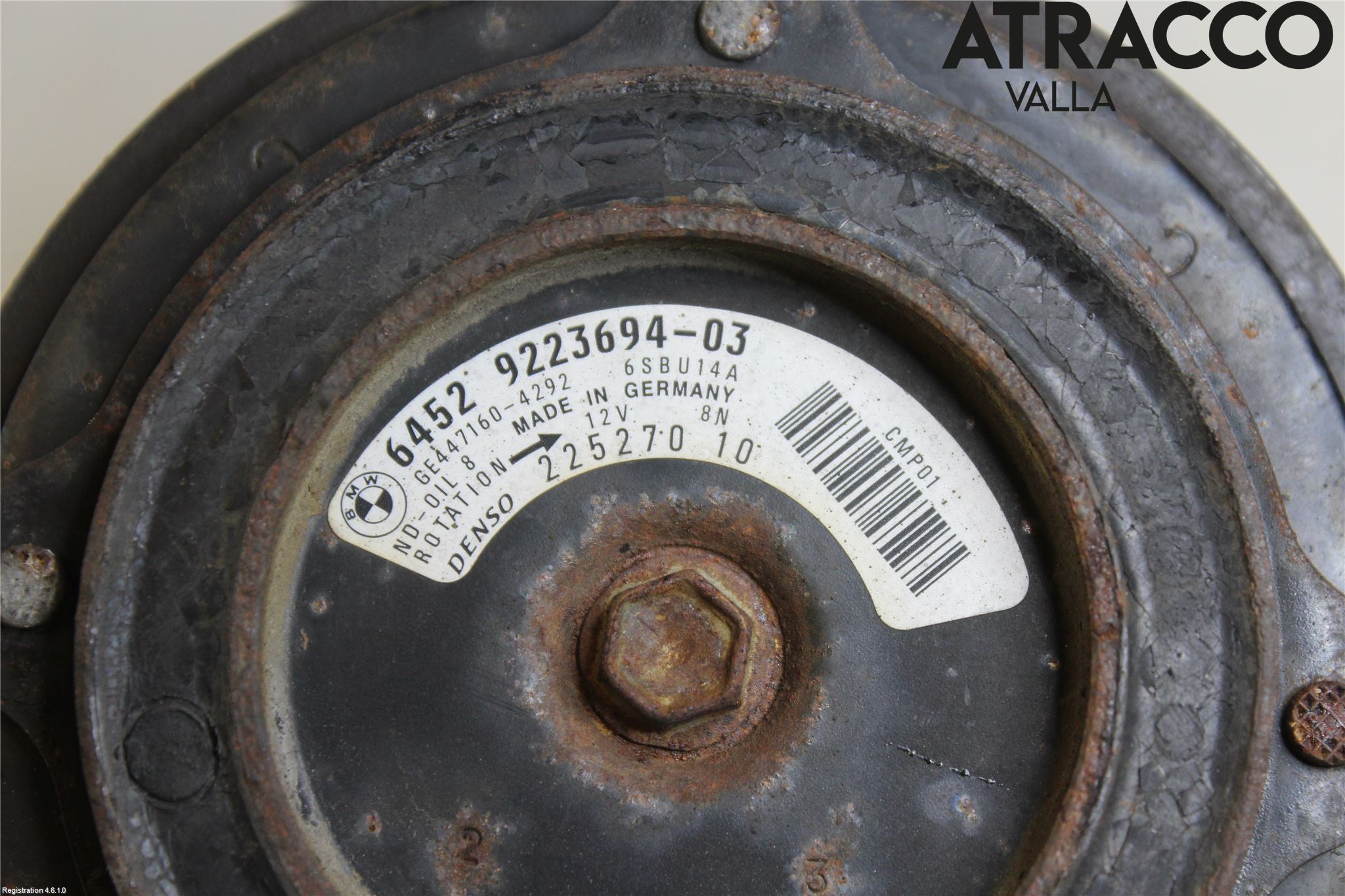 BMW 1 F20/F21 11-19 Varme Ac Kompressor