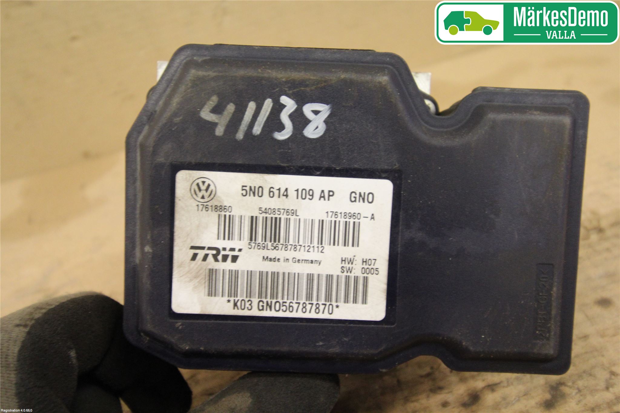 Volkswagen VW TIGUAN 07-16 Abs Hydraulikkaggregat