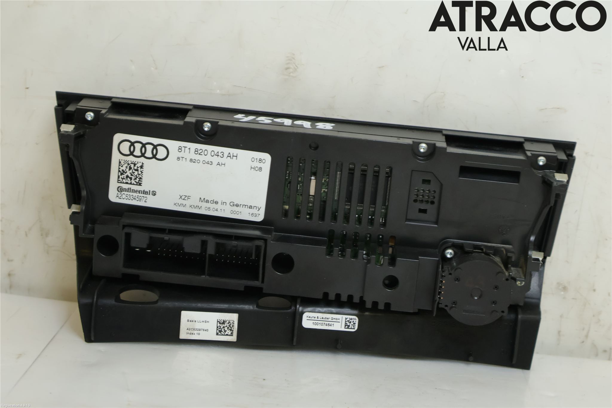 Audi A5 07-16 Varme Ac Betjening-Display