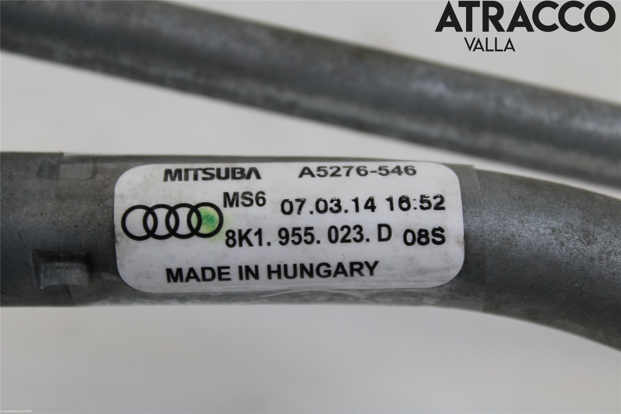 Audi A4 12-15 Viskeroverføring Frontrute
