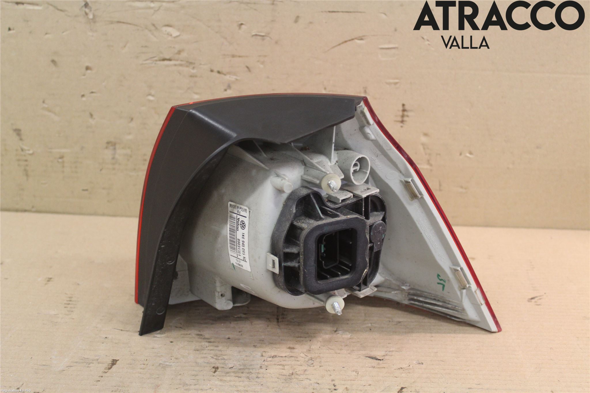 Volkswagen VW GOLF V 04-09 Baklykt Venstre