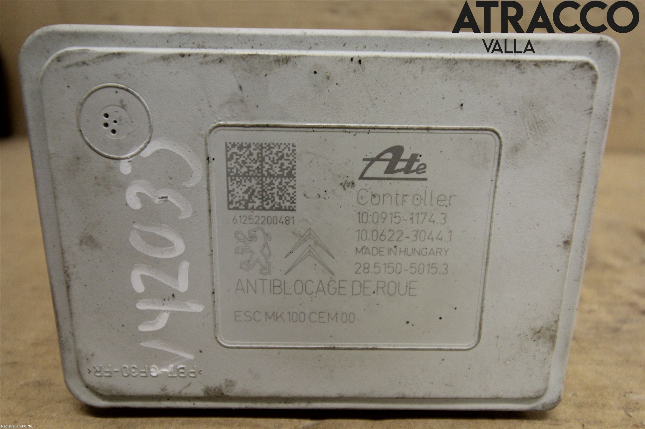 Peugeot 208 12-15 Abs Hydraulikkaggregat