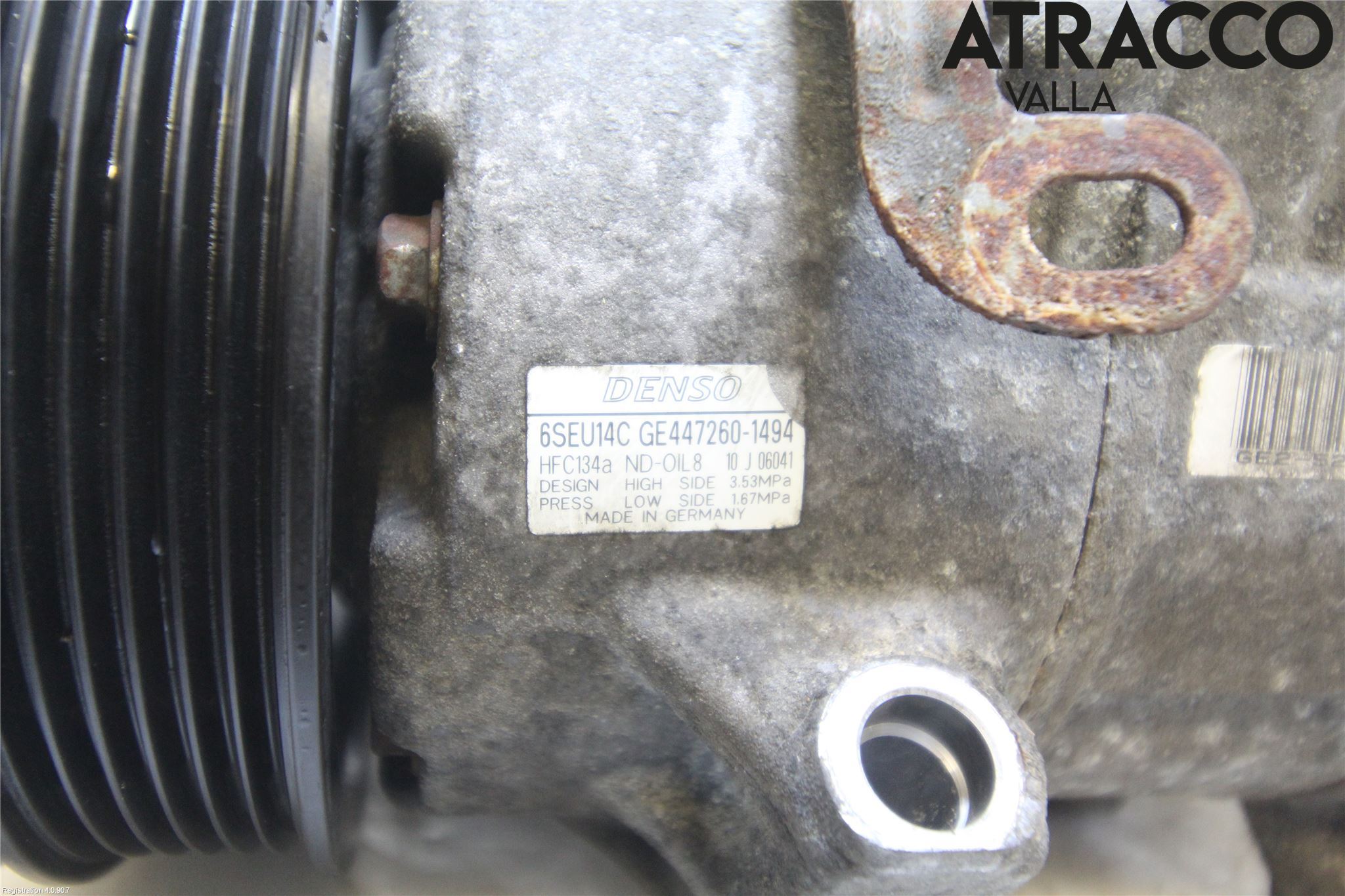 Toyota AURIS 07-09 Varme Ac Kompressor