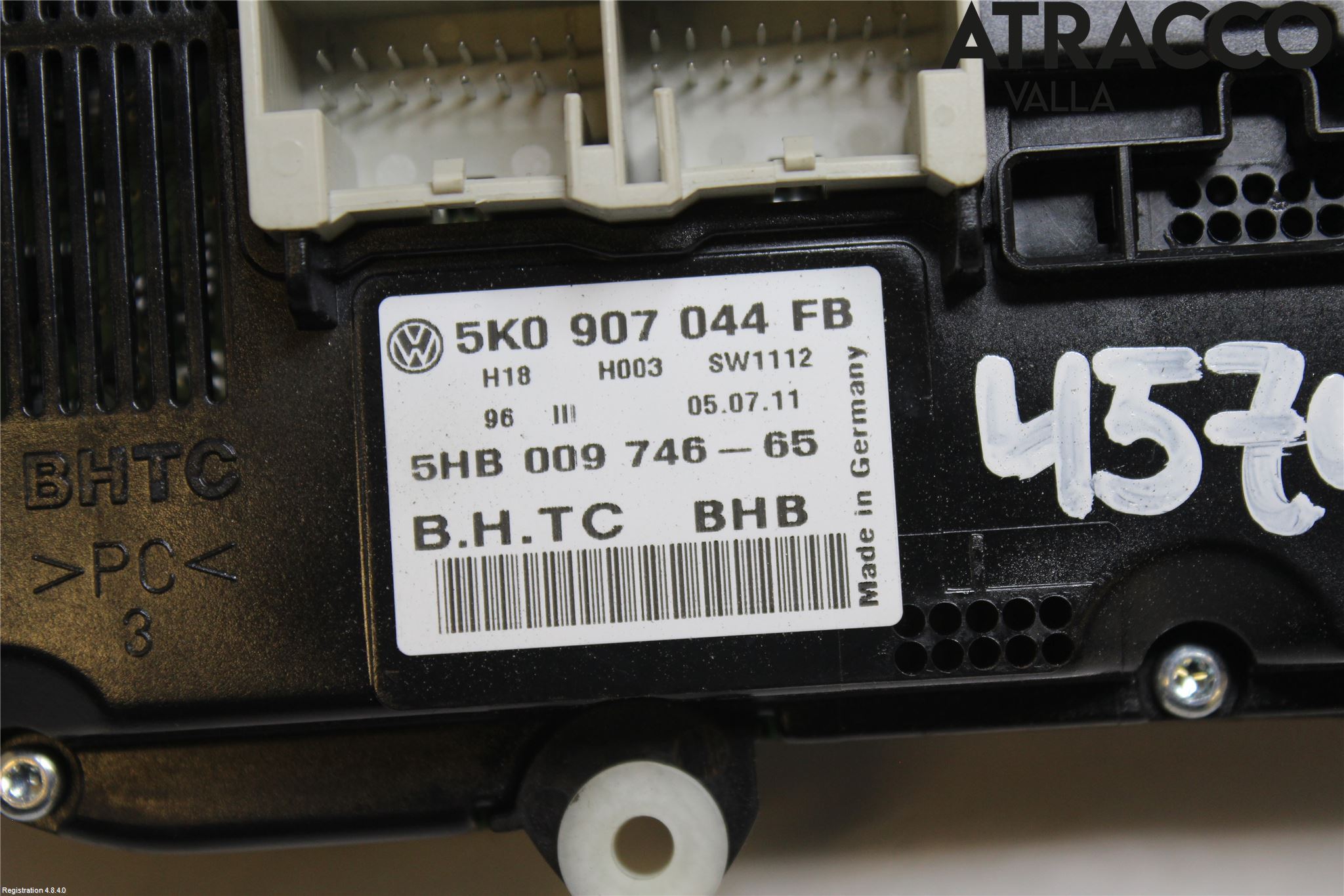 Volkswagen VW PASSAT 11-14 Varme Ac Betjening-Display