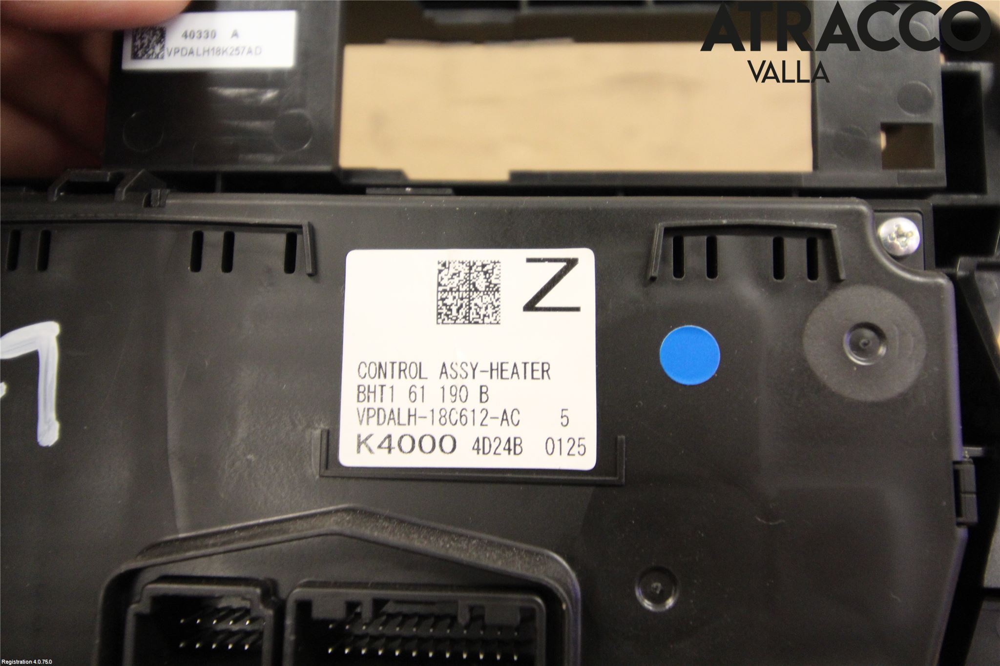 Mazda 3 III 14-19 Varme Ac Betjening-Display