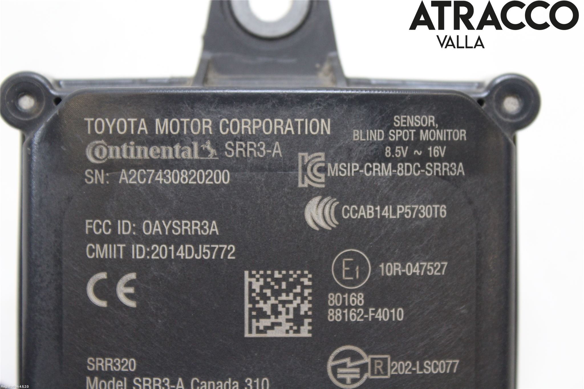Toyota C-HR 16-23 Sensor Kollisjonsbeskyttelse