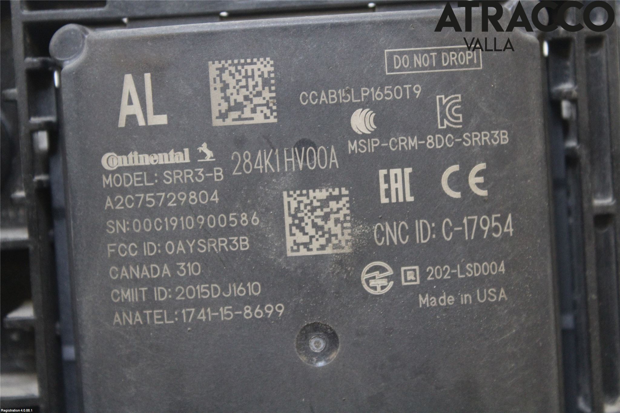 Nissan QASHQAI 17-21 Sensor Kollisjonsbeskyttelse