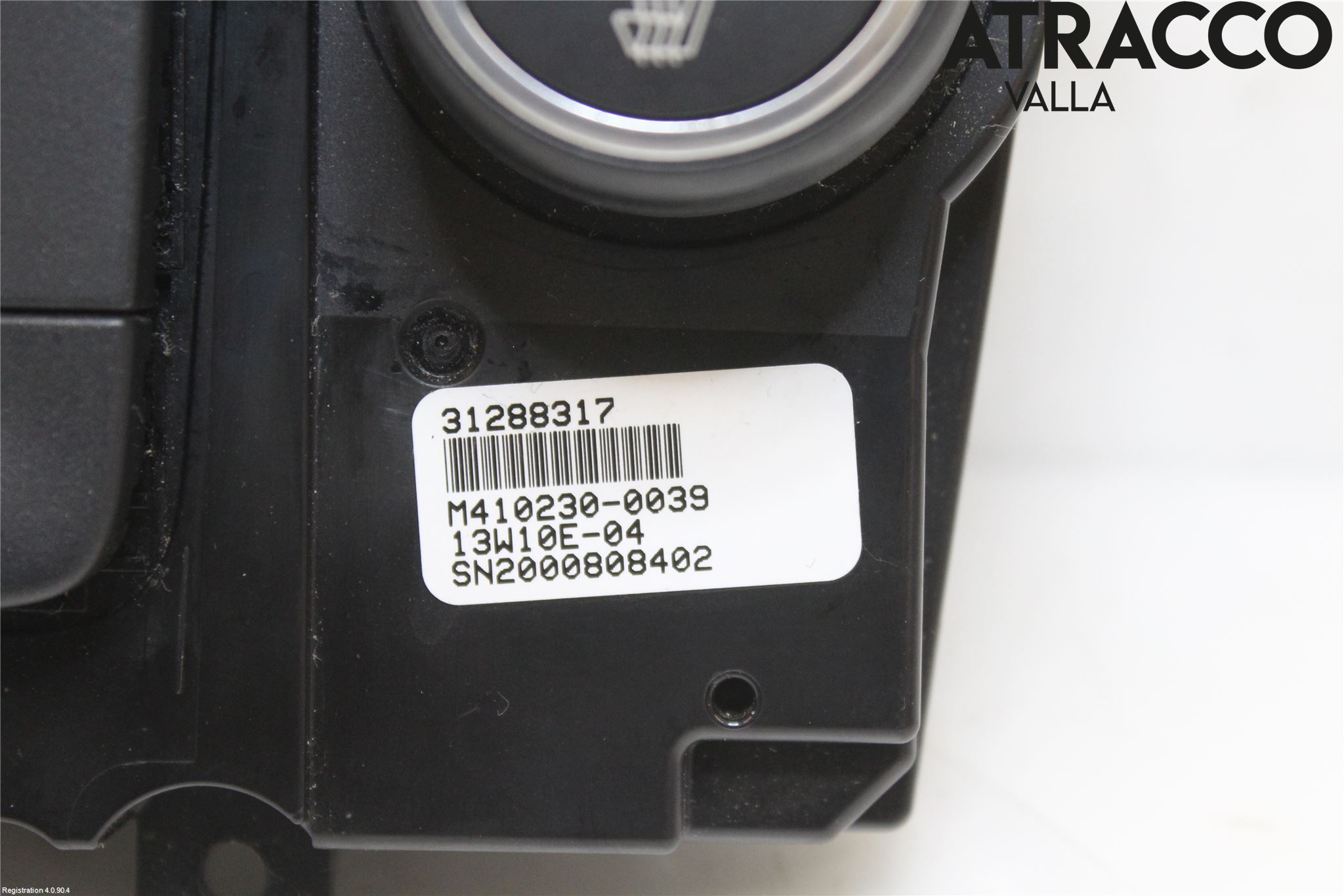 Volvo V60 11-13 Varme Ac Betjening-Display