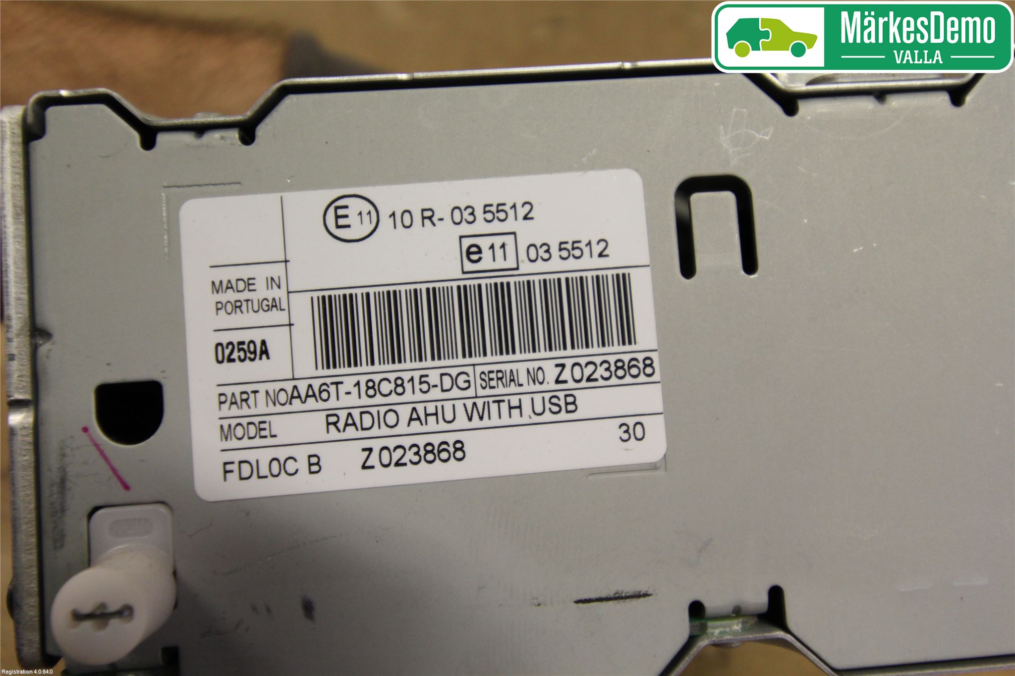 Ford FIESTA 09-12 Stereo Radio Med Cd
