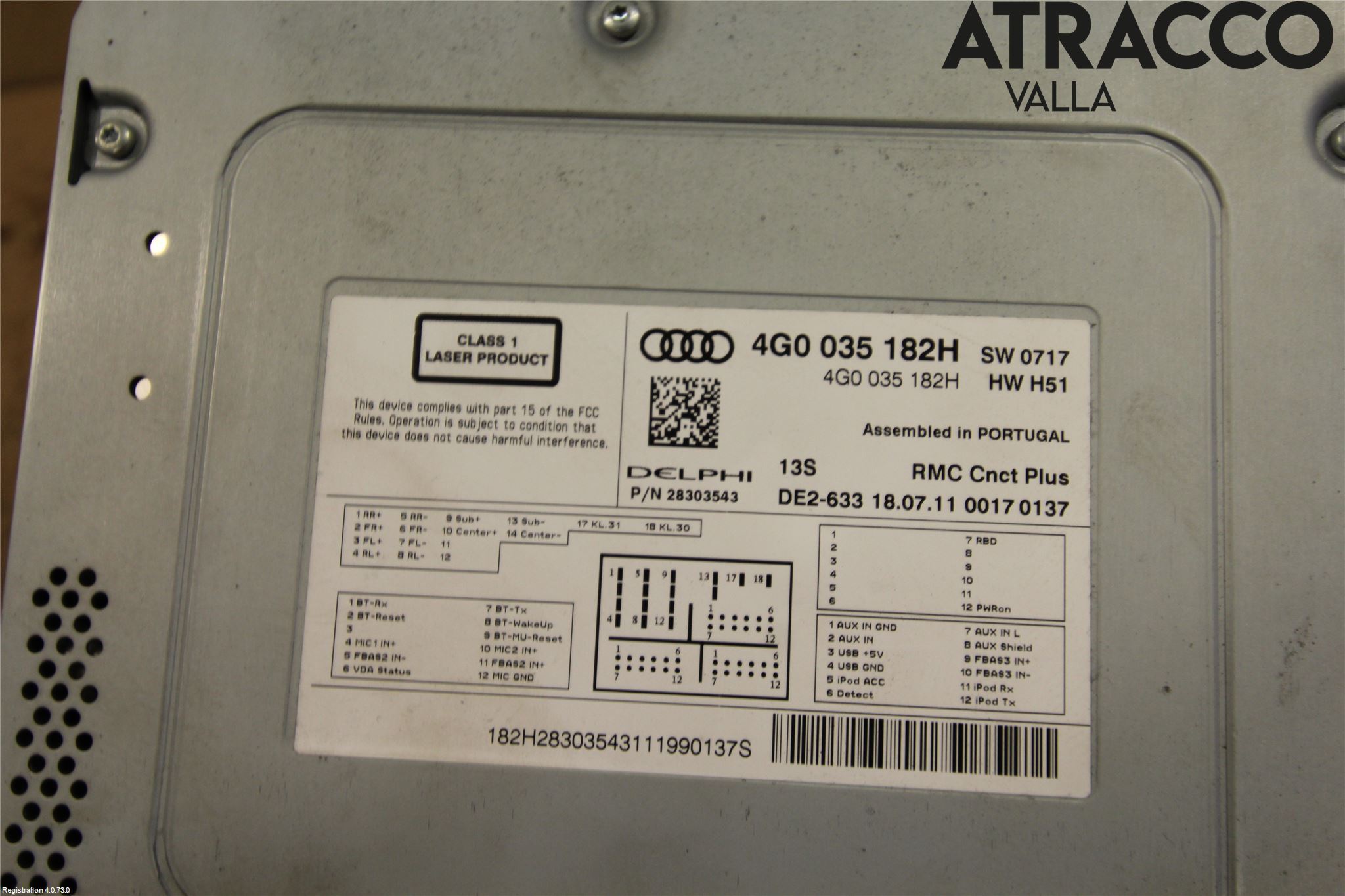 Audi A6/S6 4G 11-18 Stereo Radio Med Cd