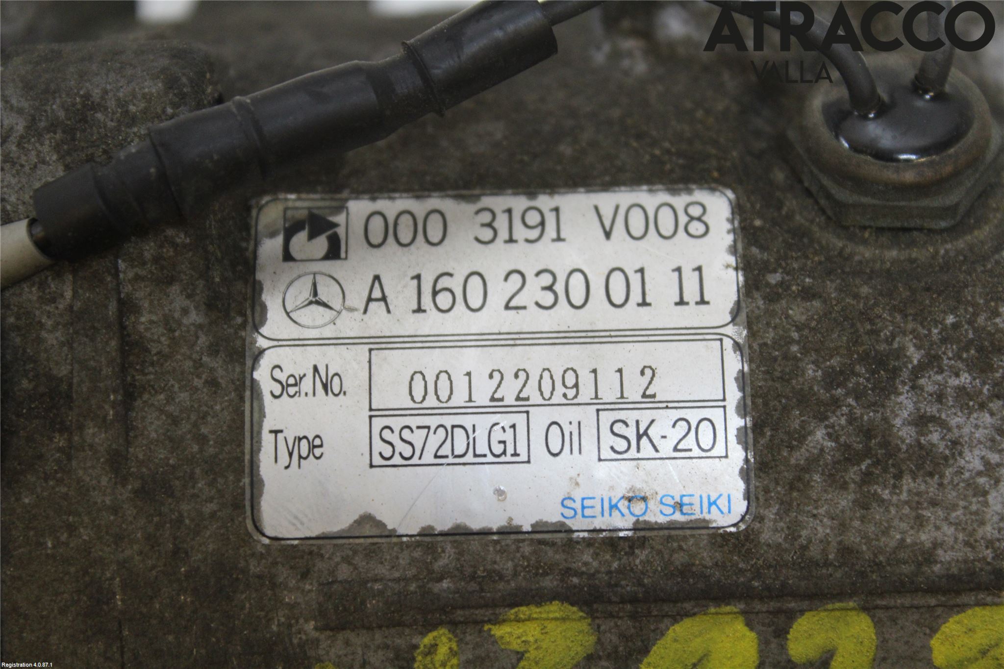 Smart FORTWO I 99-07 Varme Ac Kompressor