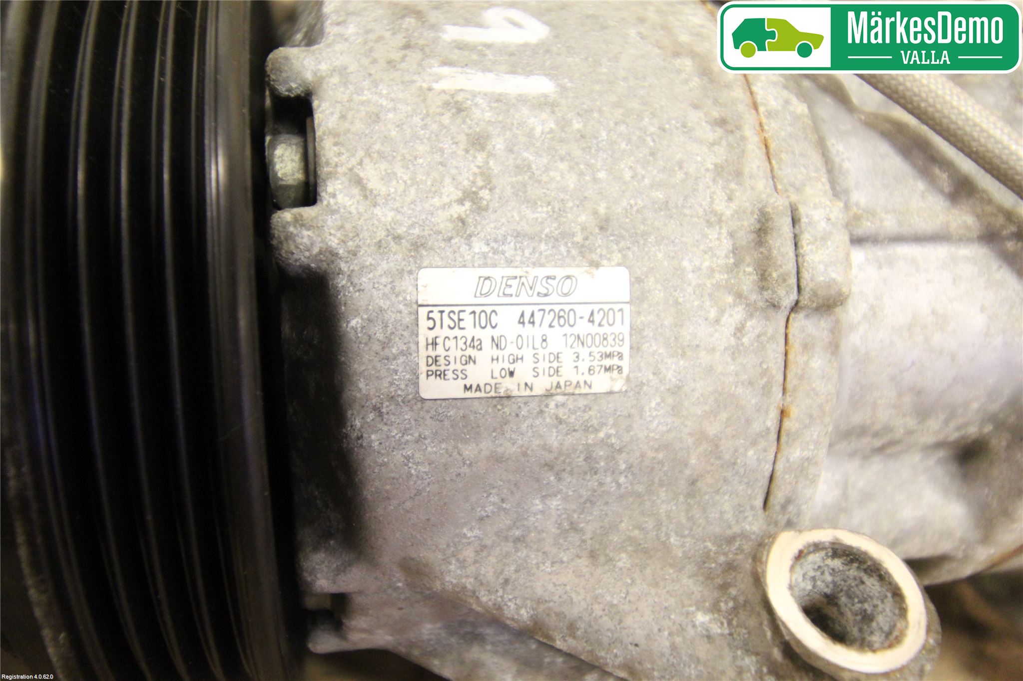Toyota VERSO-S 11-16 Varme Ac Kompressor