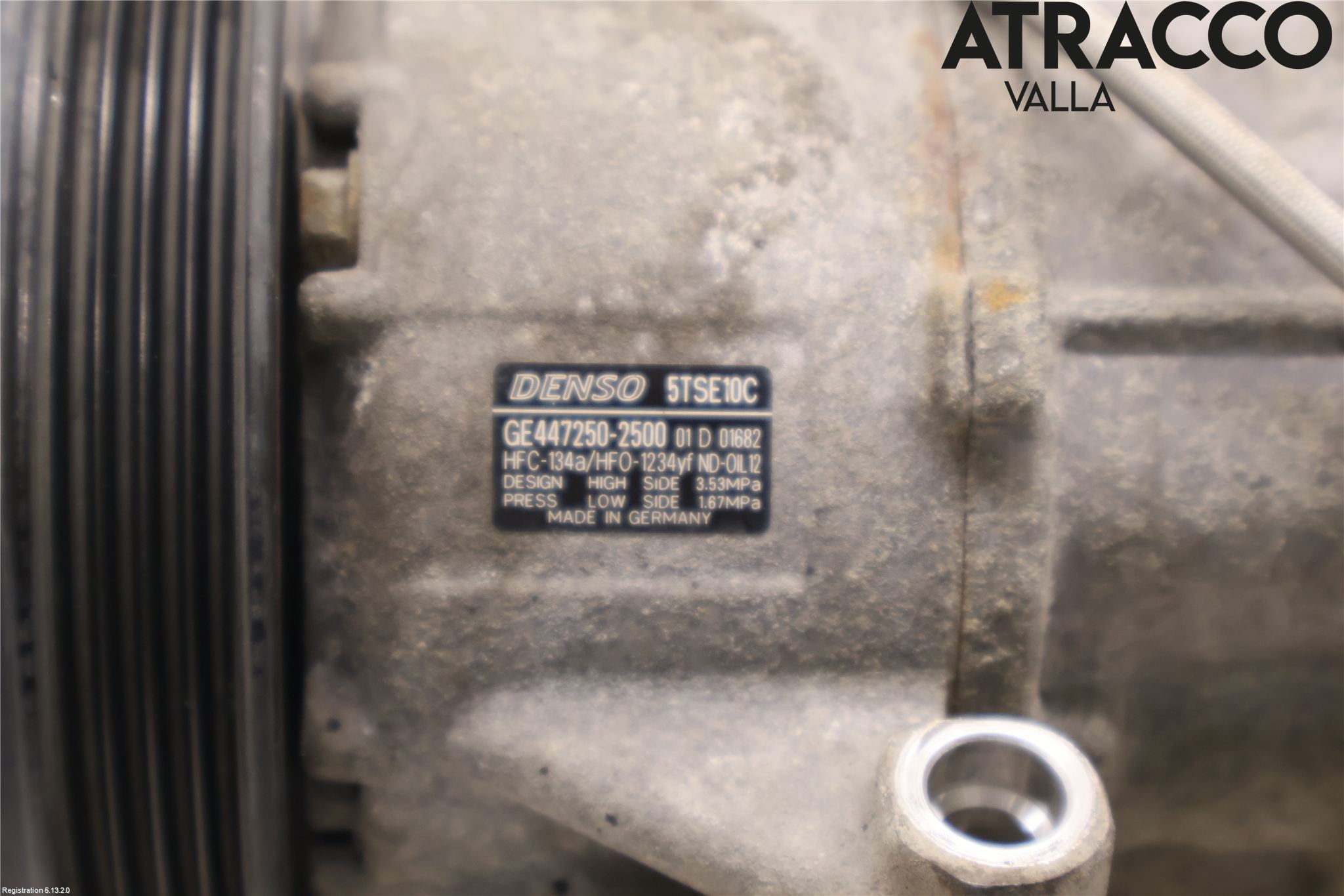 Toyota YARIS XP130 15-20 Varme Ac Kompressor