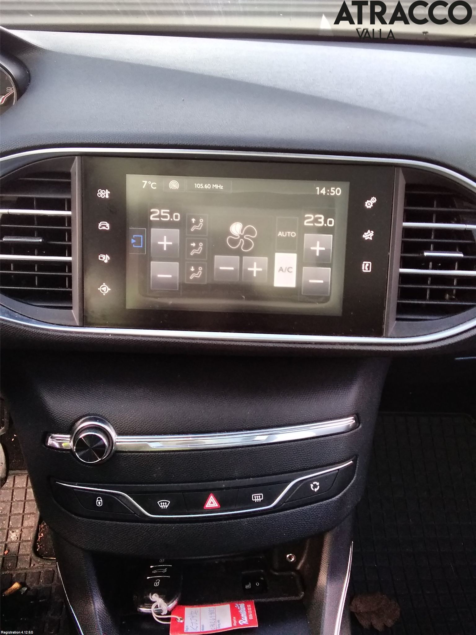 Peugeot 308 14-21 Multifunktionsdisplay