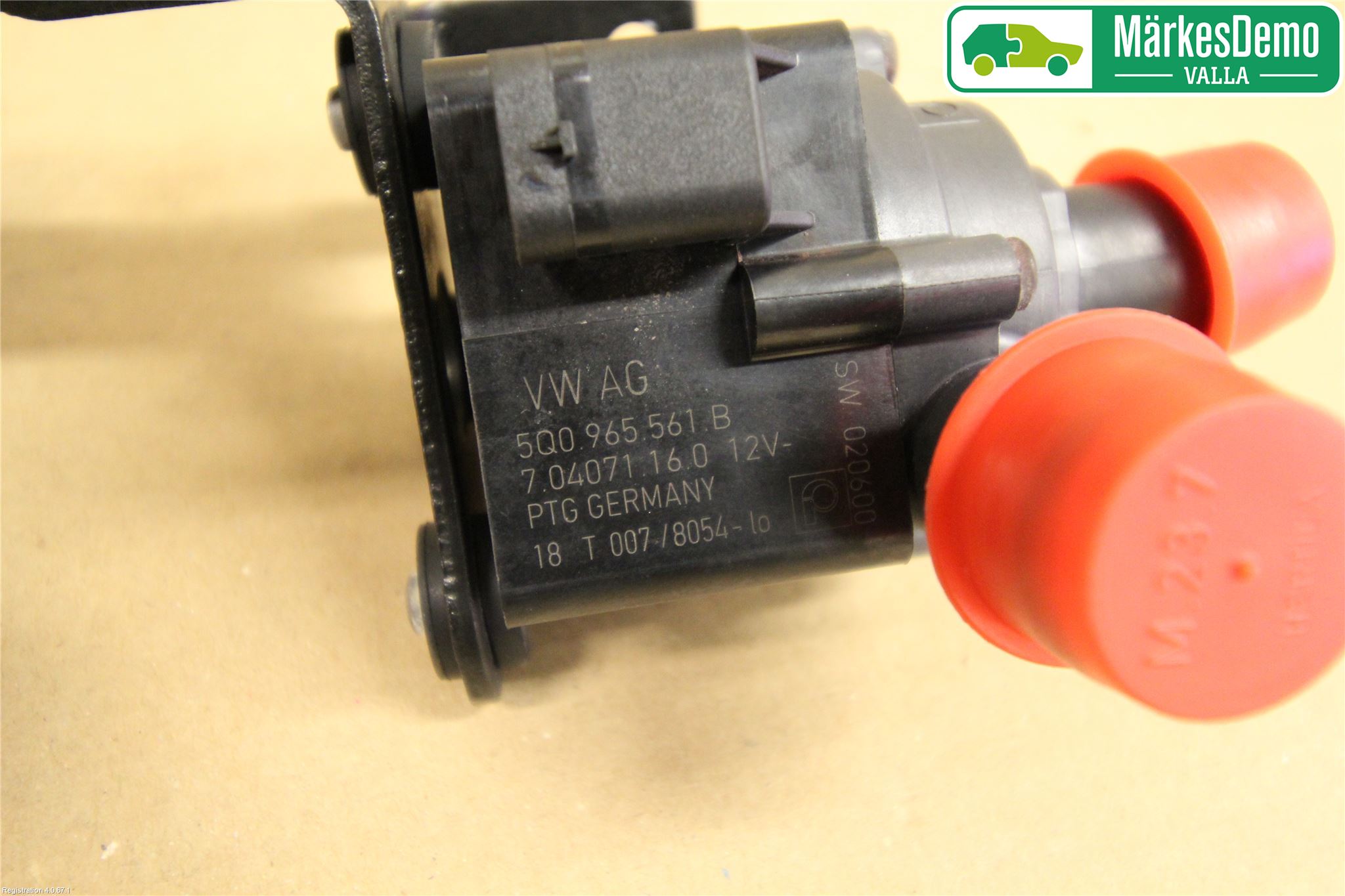 Volkswagen VW TRANSP/CARAVELLE (T6) 16-22 Varme Sirkulasjonspumpe